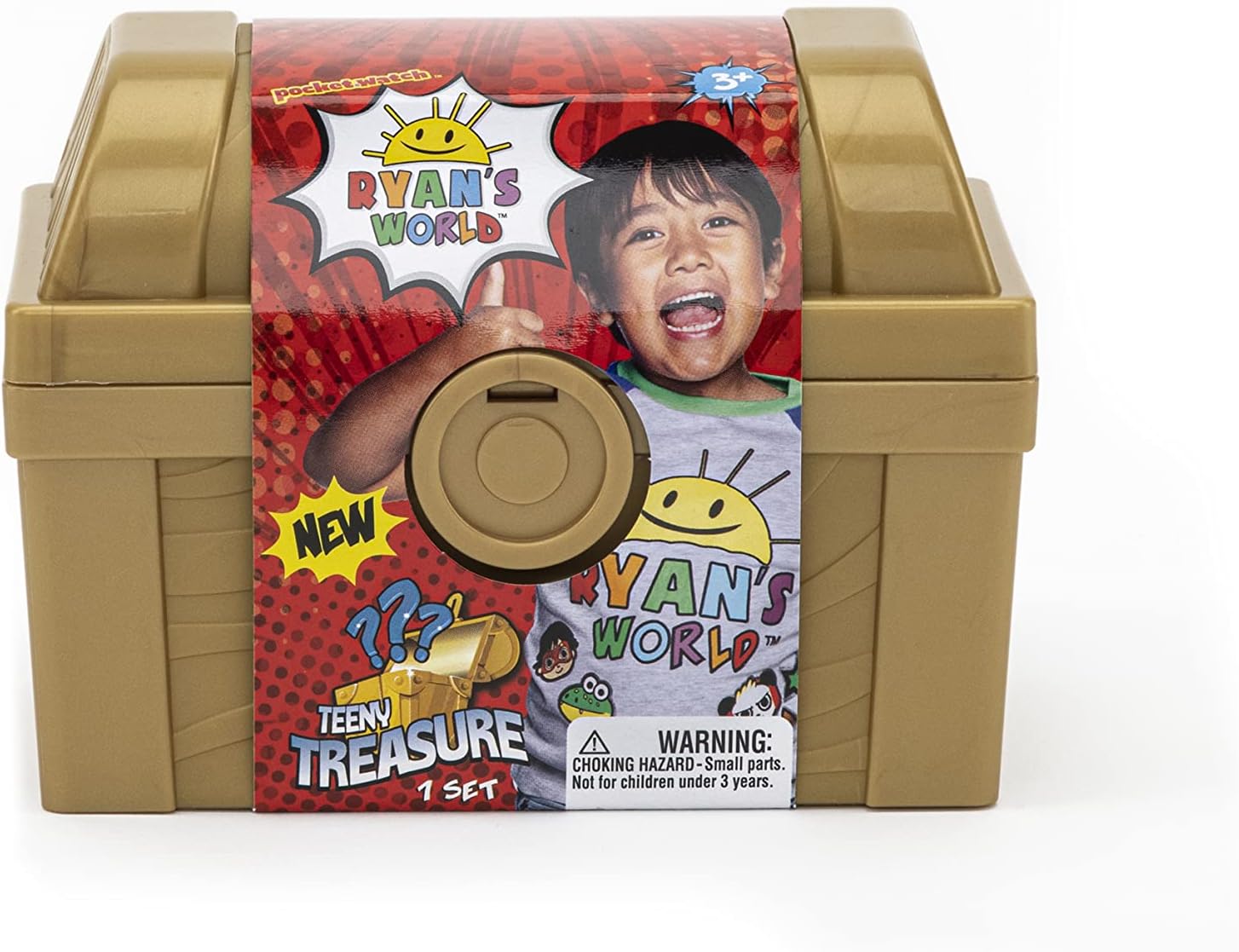 Ryan's World Teeny Treasure Chest - Mystery Micro Figures Playset for Kids