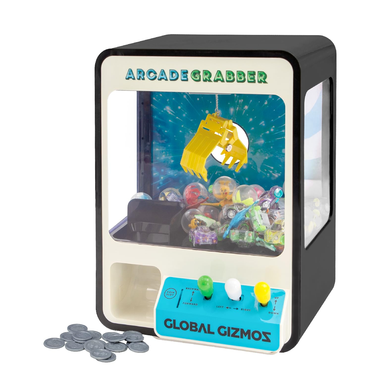 Global Gizmos 50189 Candy Grabber Claw Machine Arcade Game