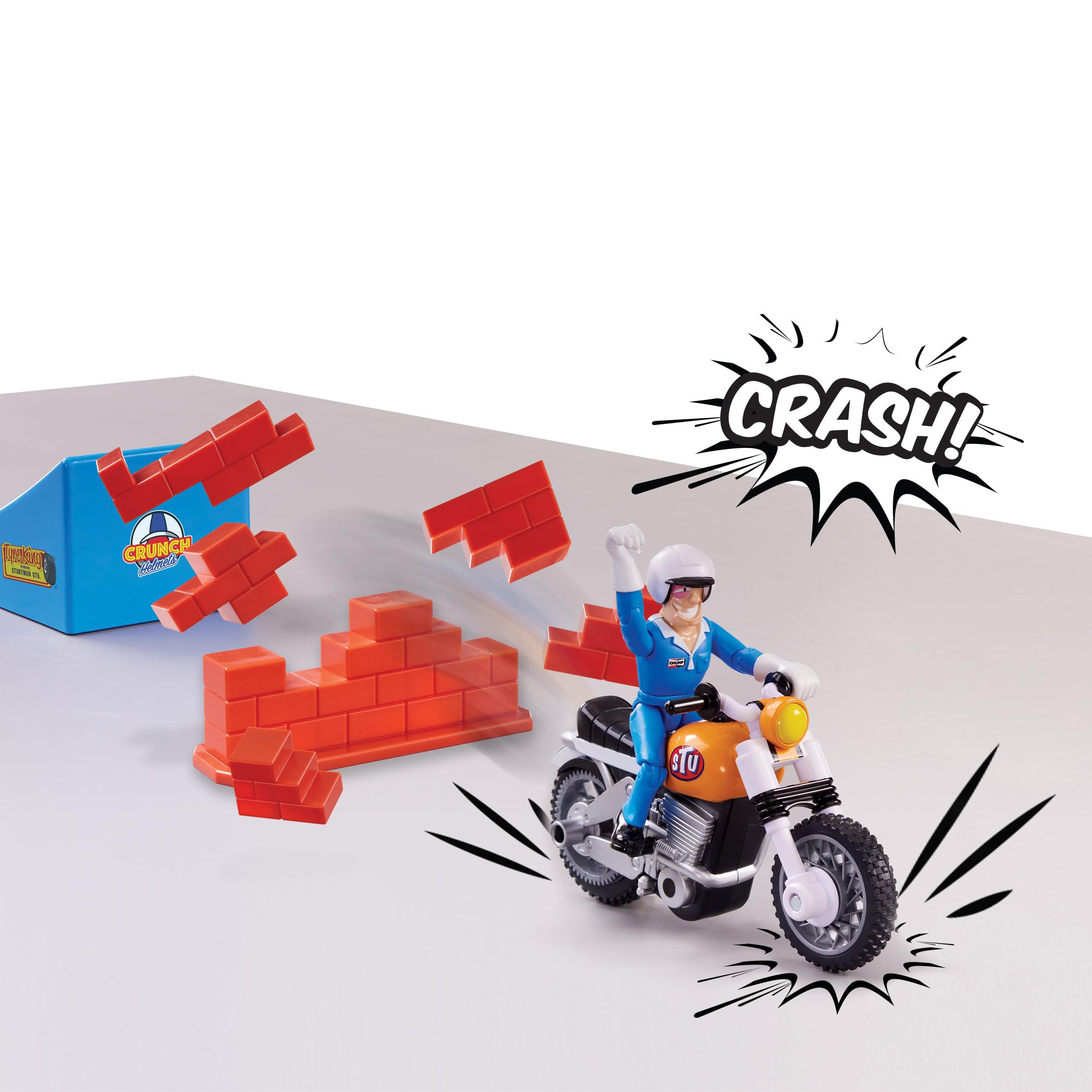 Stuntman Stu Nitro Boost Stunt Bike - Rev, Zoom & Jump Playset for Kids 5+