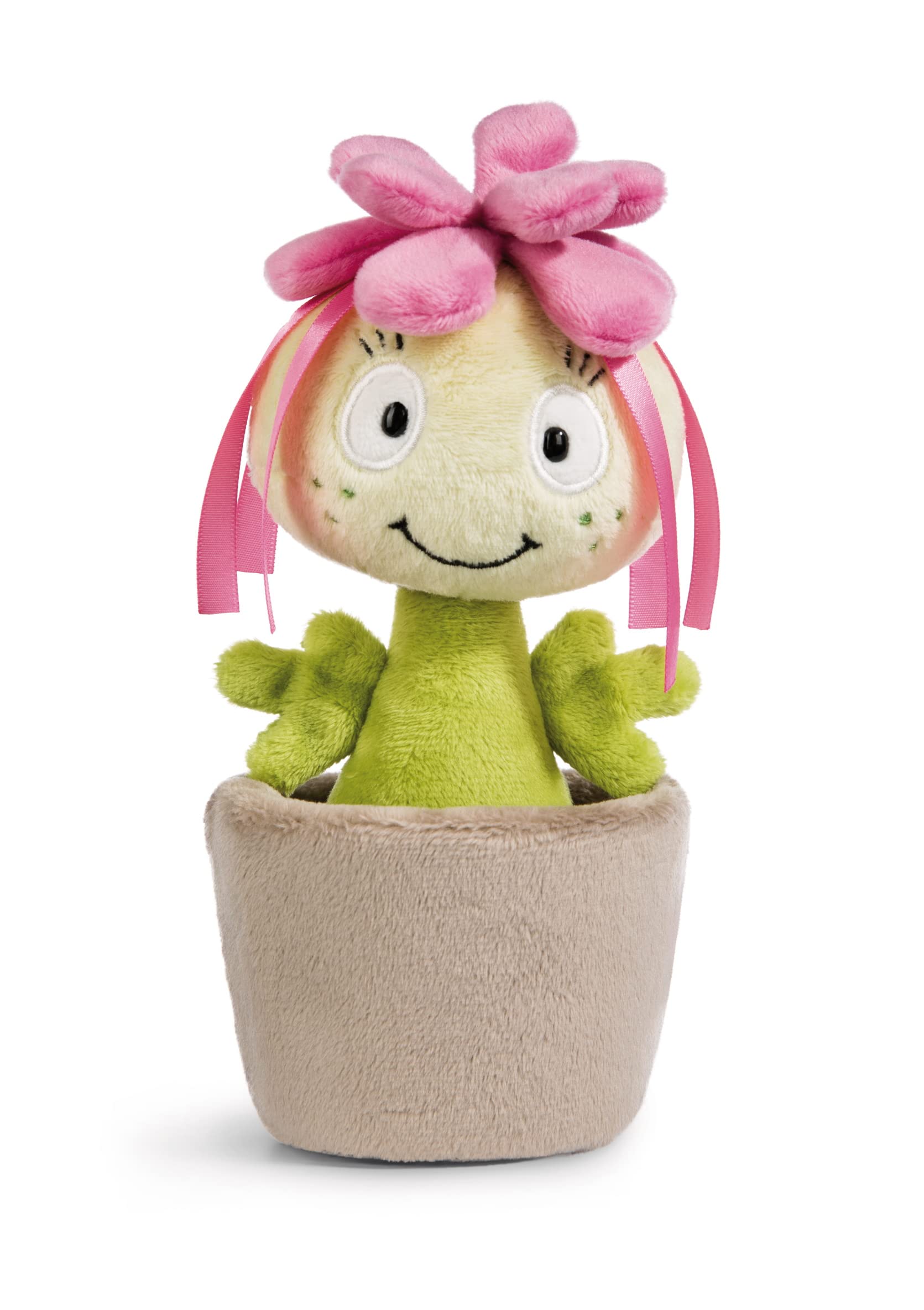 NICI Softkultur Kaktus Cuddly Soft Toy - Sedum Amalia 18cm Pink Plush Plant
