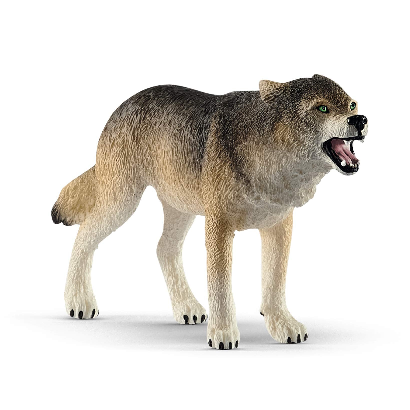 Schleich 14821 Wolf - Realistic Wildlife Action Figure for Kids 3+