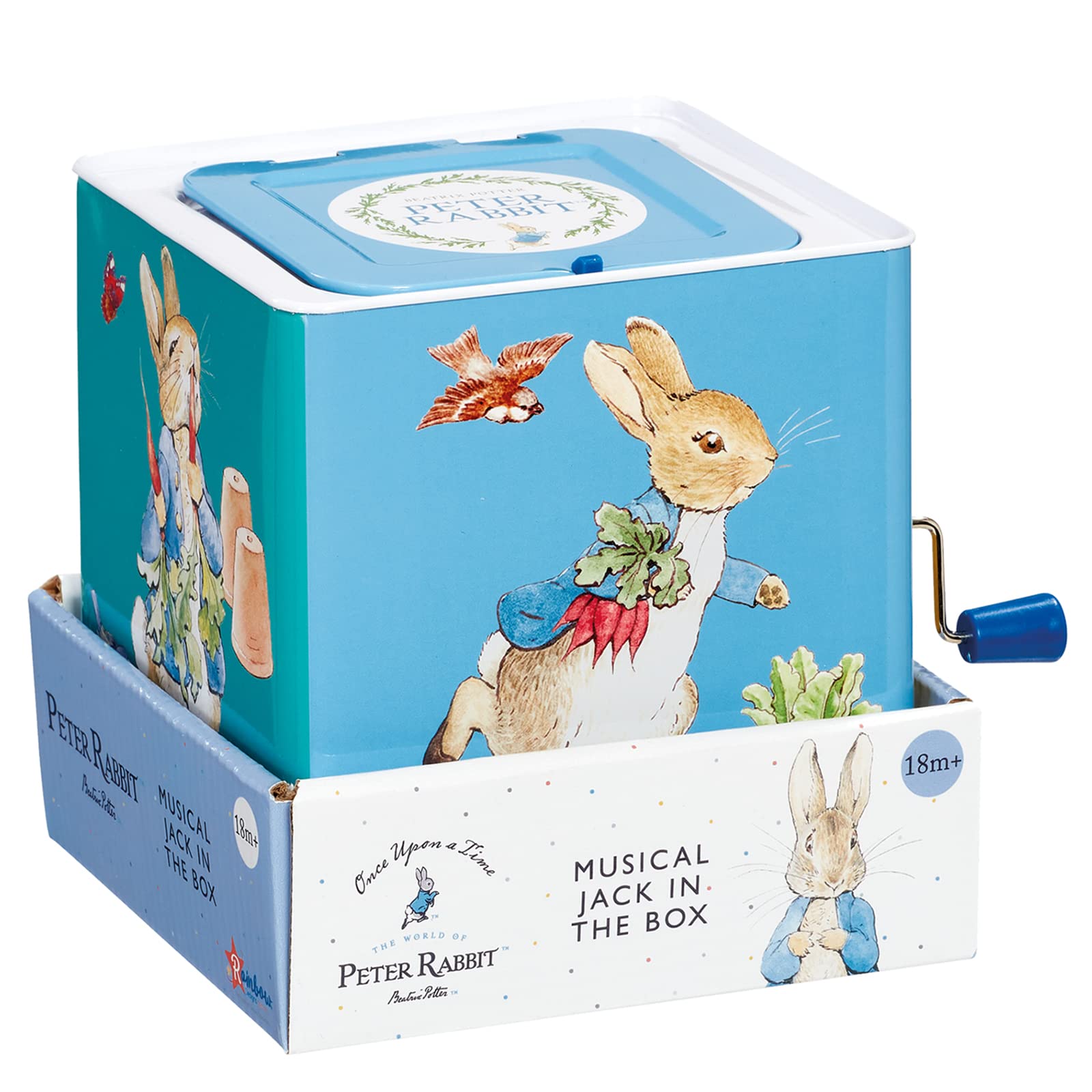 Peter Rabbit Jack in the Box - Musical Soft Toy for Toddlers 18M+