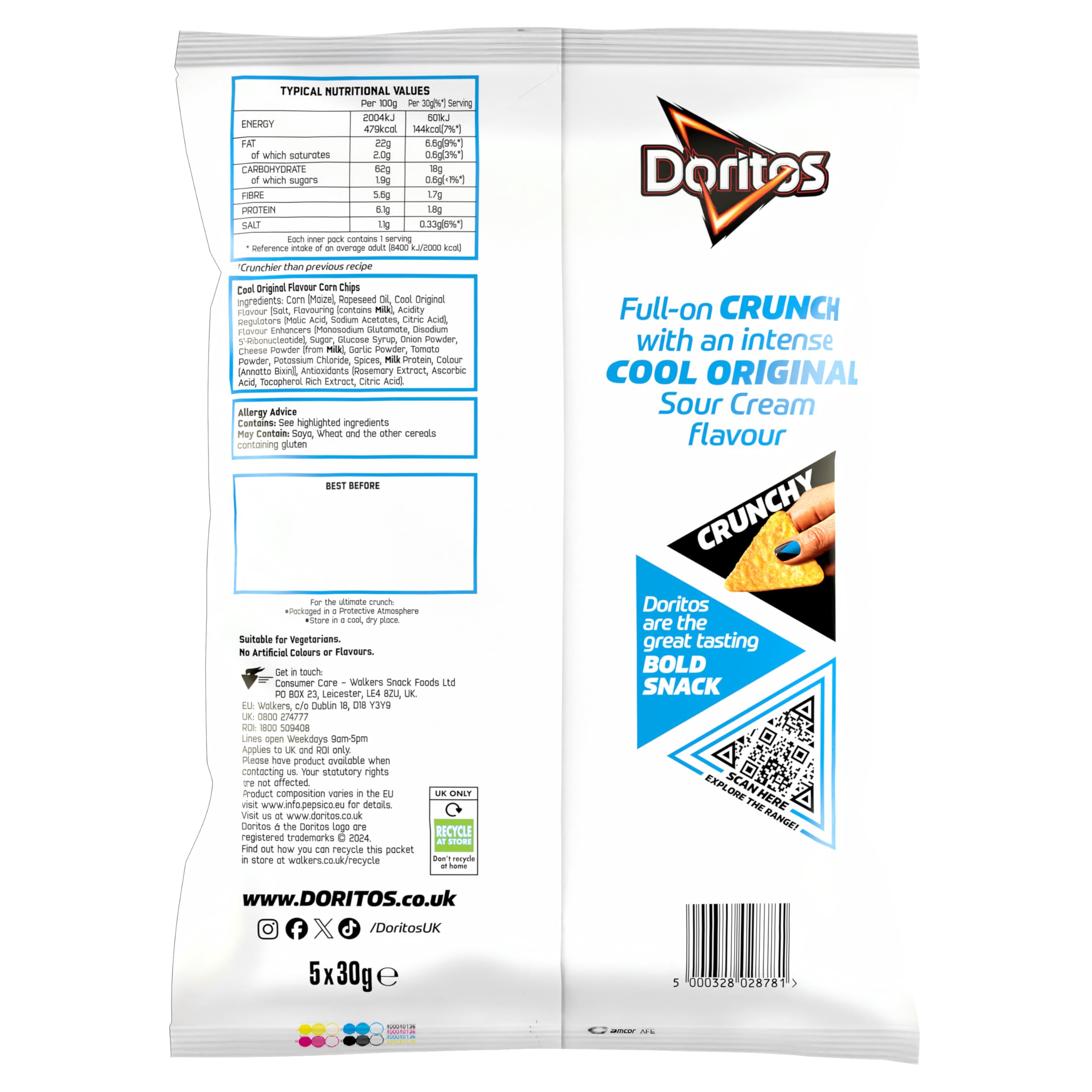 Doritos Cool Original 30g x 5 Pack