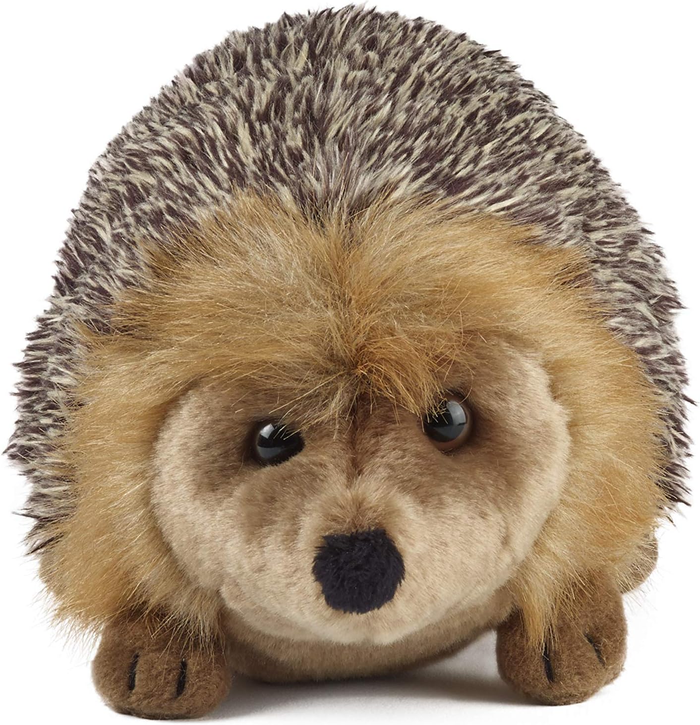 Living Nature Large Hedgehog Soft Toy - Realistic Plush with Educational Fact Tag