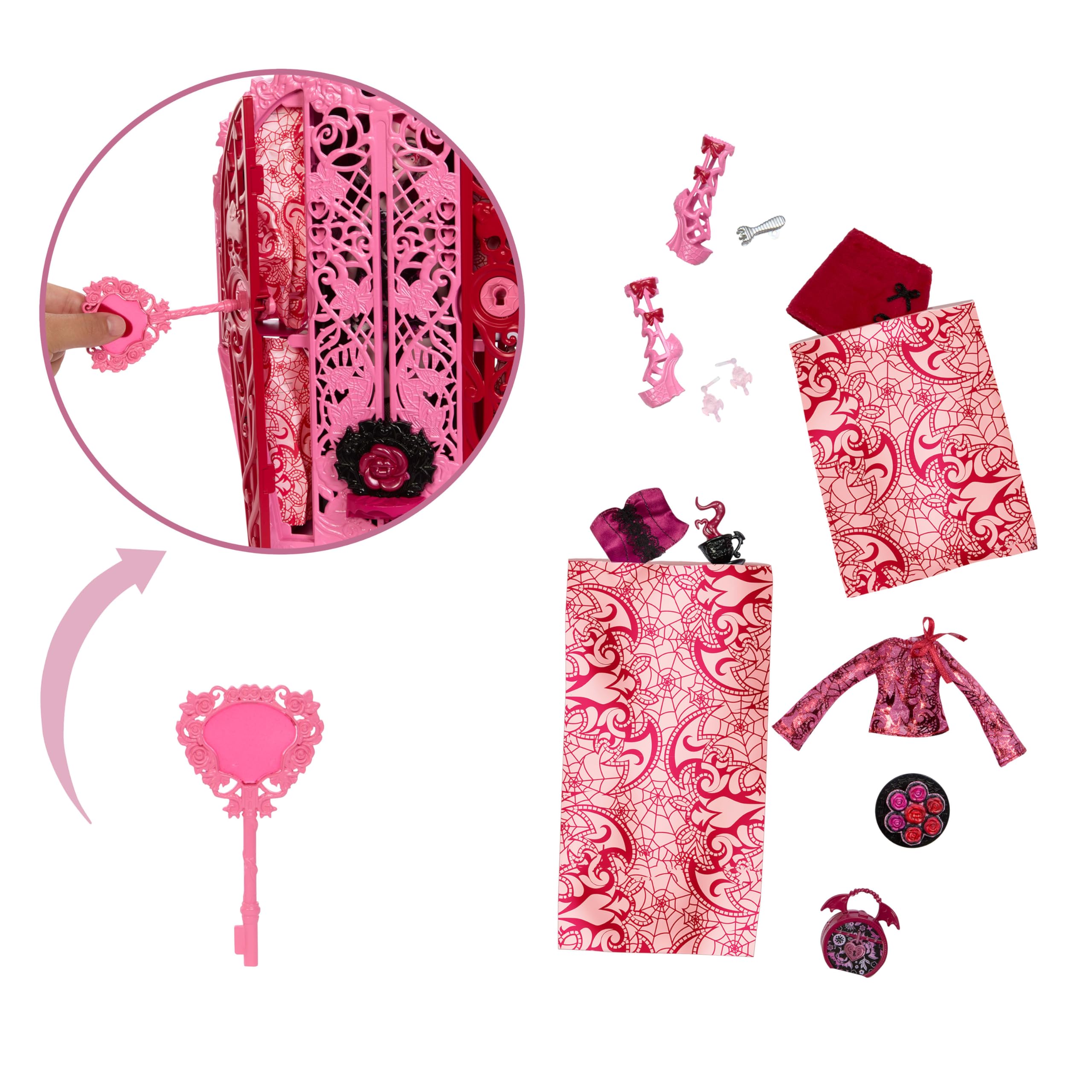 Monster High Skulltimate Secrets Doll and Accessories Set - Garden Mysteries, Draculaura Playset for Ages 4-10