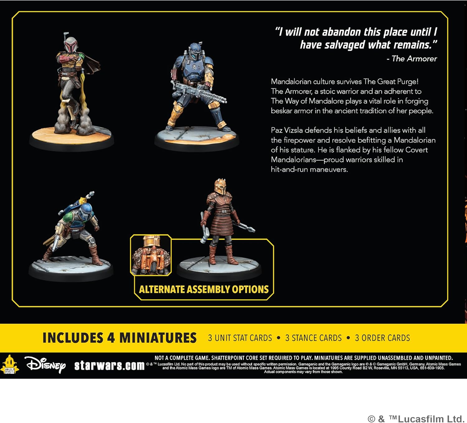Atomic Mass Games Star Wars Shatterpoint This Is The Way Squad Pack Miniatures Expansion