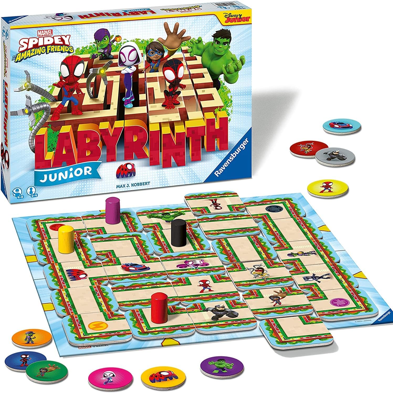 Ravensburger Spider-Man and His Amazing Friends Junior Labyrinth Board Game