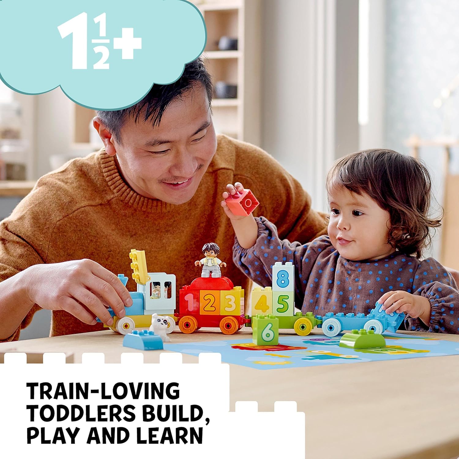 LEGO DUPLO My First Number Train - Educational Counting Toy for Toddlers 1.5+ Years
