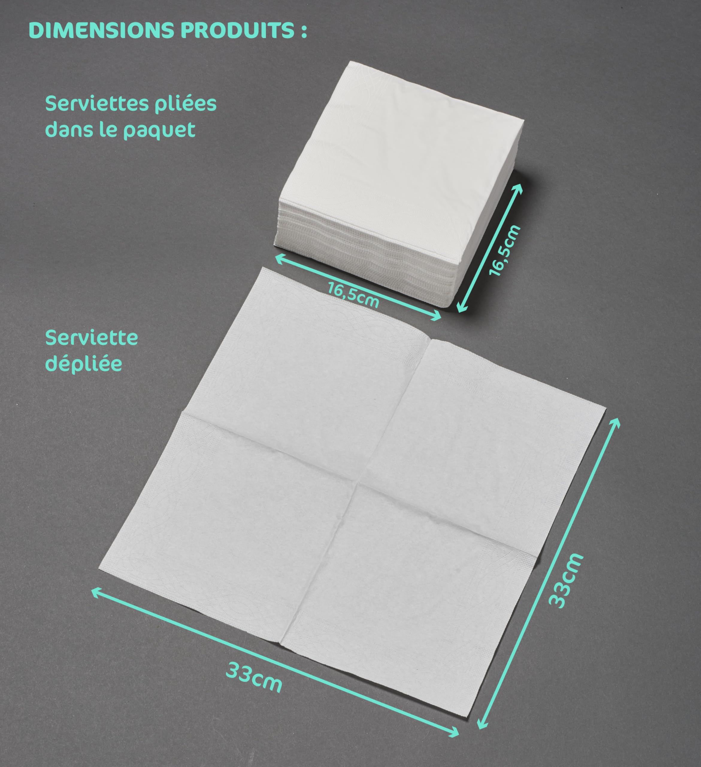 Le Nappage FSC® Certified 50 Fuchsia Pink 2-Ply Napkins 33 x 33 cm