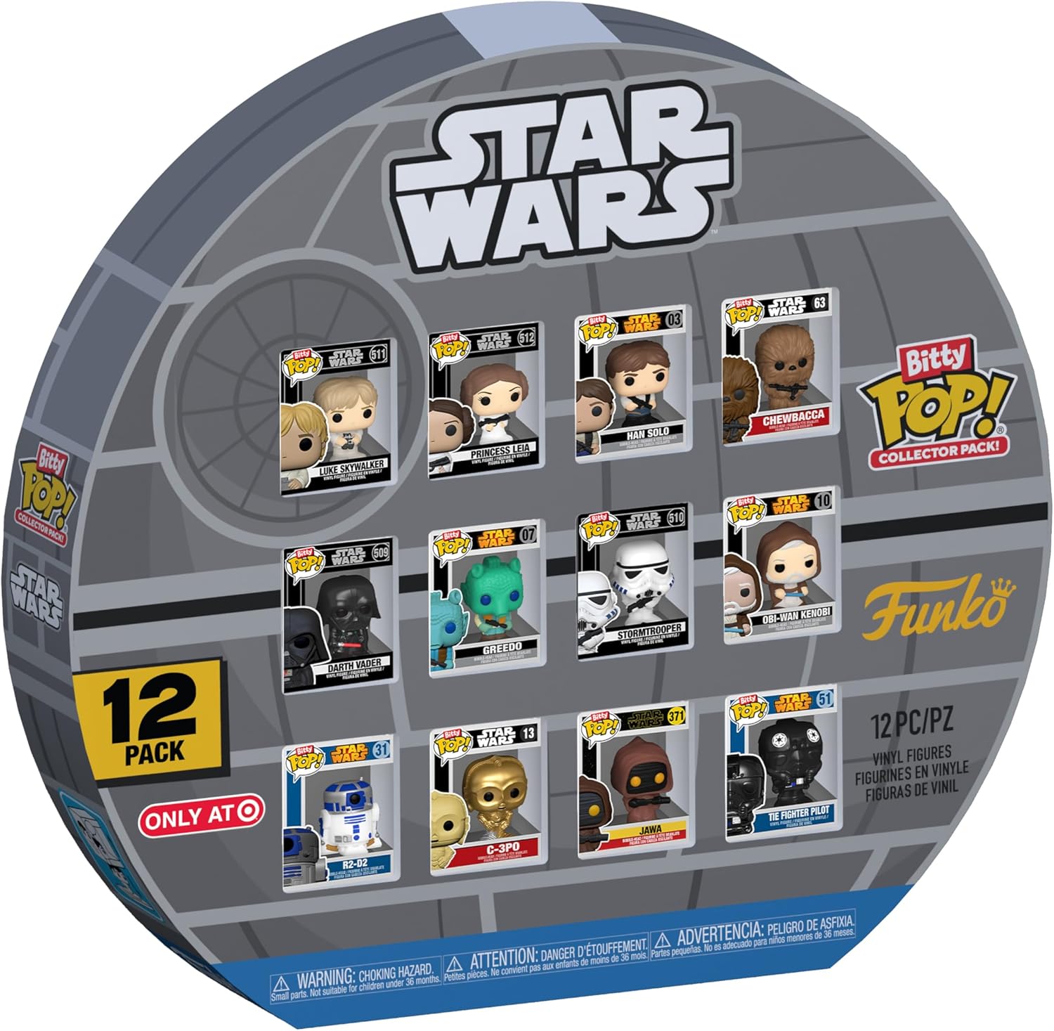 Funko Bitty Pop! Star Wars: A New Hope - 12pc Multipack Vinyl Collectible Figures