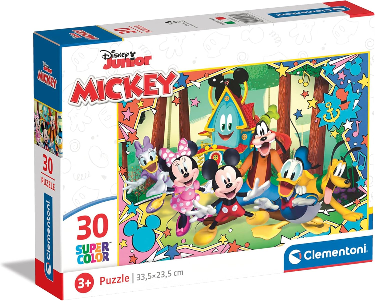 Clementoni Disney Mickey Puzzle 30 Pieces - Supercolor Mickey Jigsaw