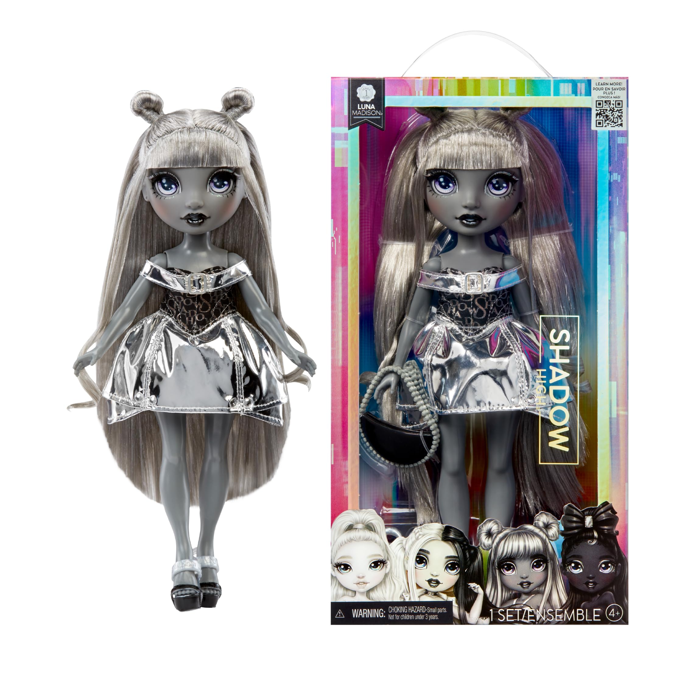 Rainbow High Shadow High Luna Madison Grayscale 28cm Fashion Doll