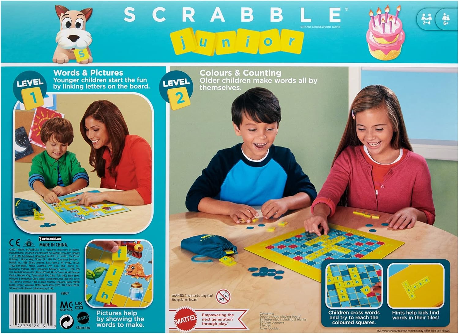 Mattel Games Scrabble Junior Children's Board Game