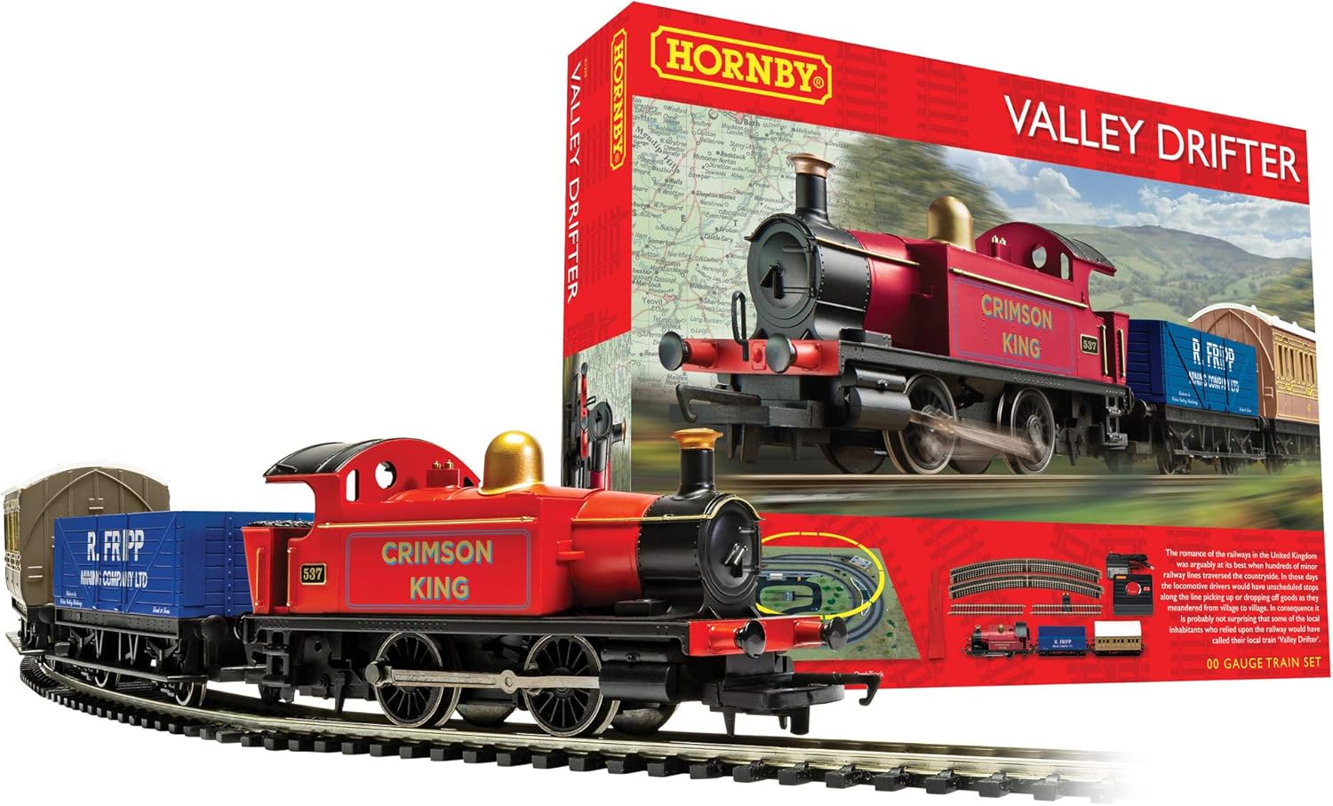 Hornby Valley Drifter 00-Gauge Model Train Set