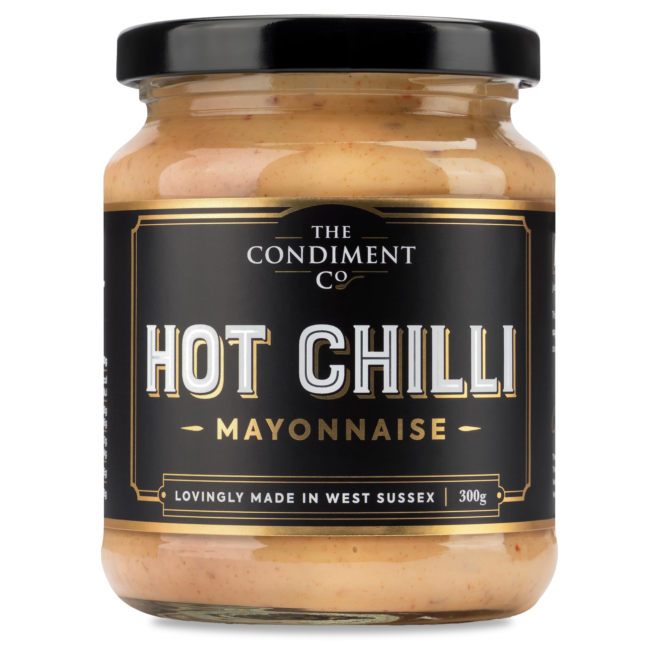 The Condiment Company Hot Chilli Mayonnaise - Creamy Spicy Mayo with Chipotle & Garlic 300g