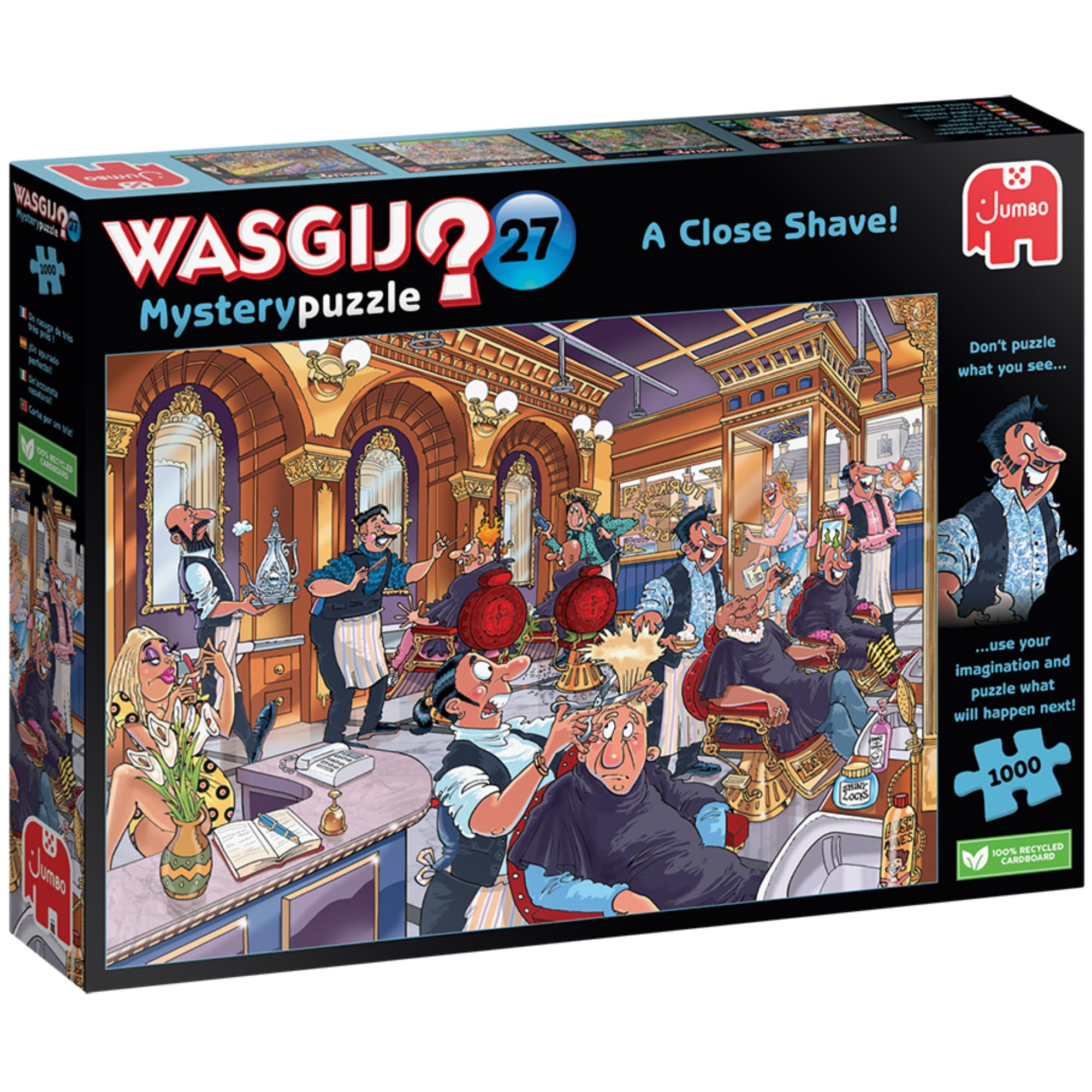 Jumbo Wasgij Mystery 27 - A Close Shave 1000 Piece Jigsaw Puzzle