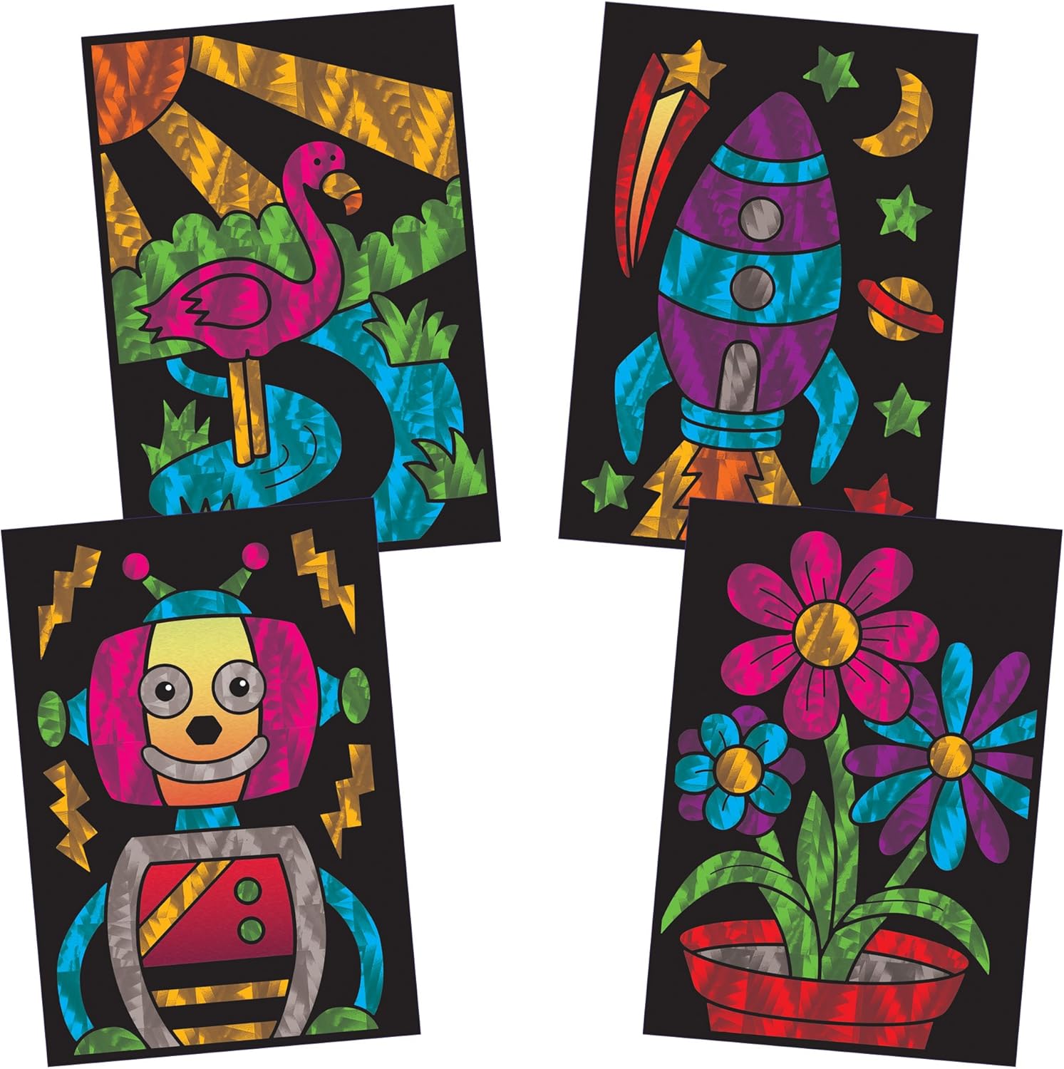 Galt Fab Foil Art Kit - Sparkly Craft Activity for Kids Ages 6+