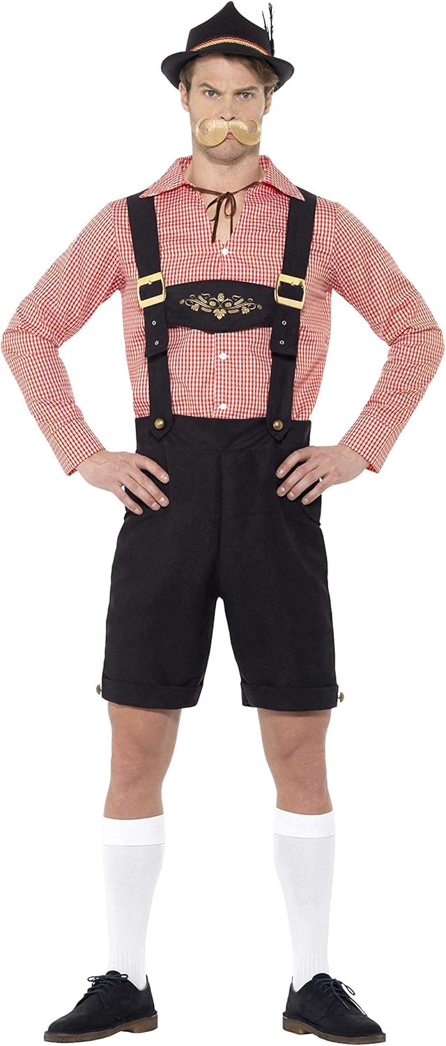 Smiffys Oktoberfest Costume - Adult Fancy Dress for Role Play