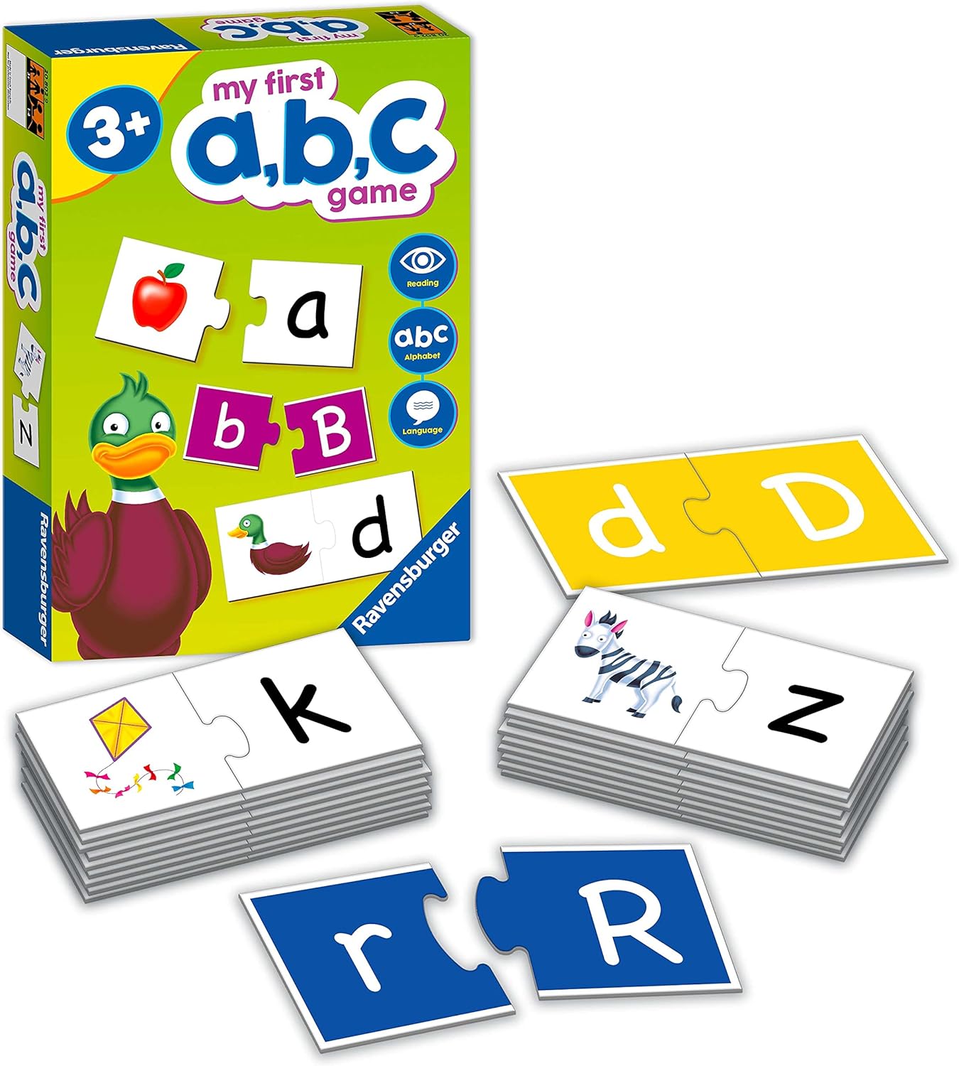 Ravensburger My First ABC Educational Game - Alphabet Learning Puzzle for Kids Ages 3+