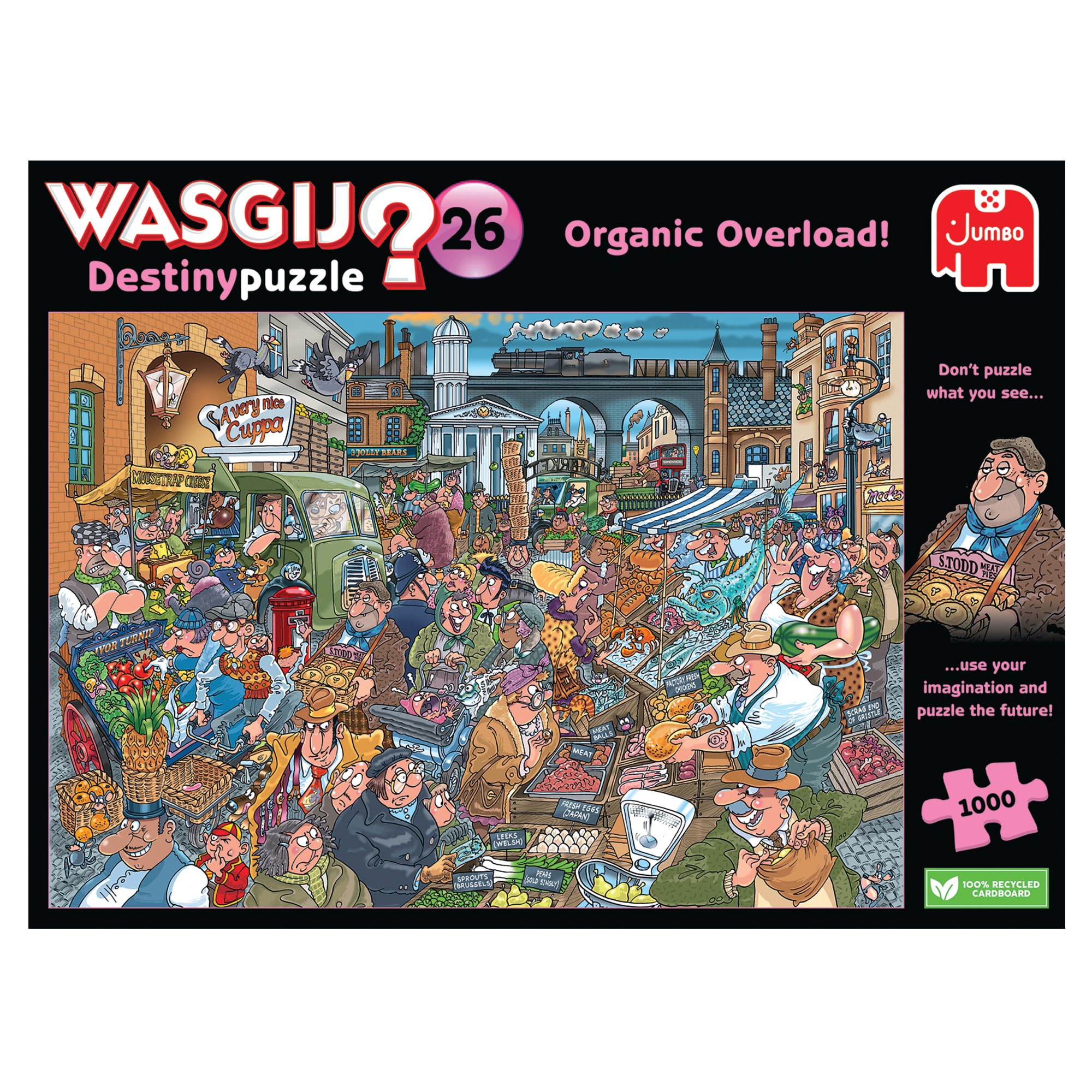 Wasgij Destiny 26: Organic Overload - 1000 Piece Puzzle for Adults