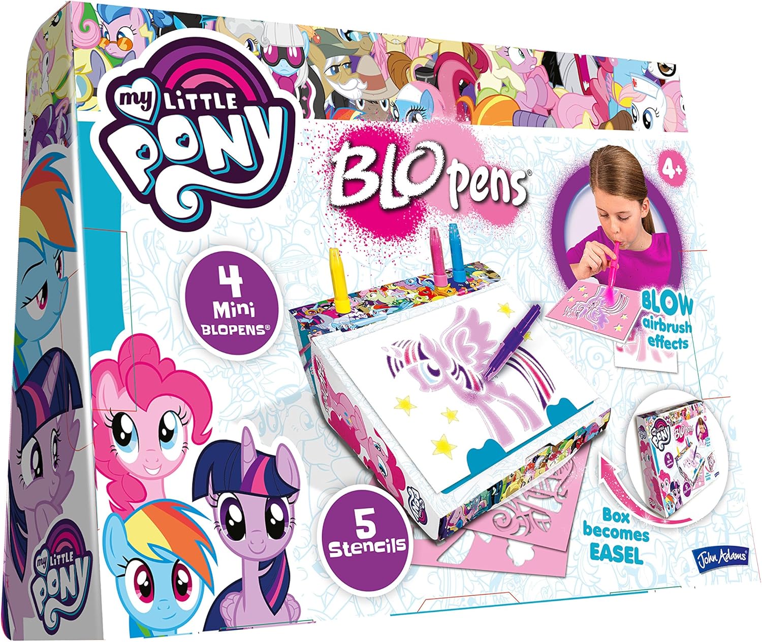 My Little Pony BLOPENS Creative Case - Airbrush Art Set for Kids