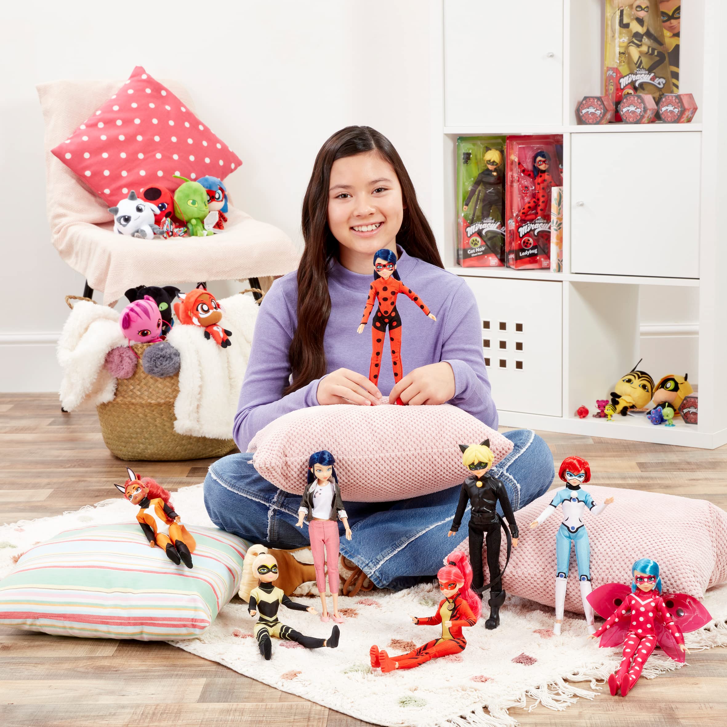 Miraculous Ladybug Fashion Doll - 26cm Articulated Figure with Tikki & Yoyo