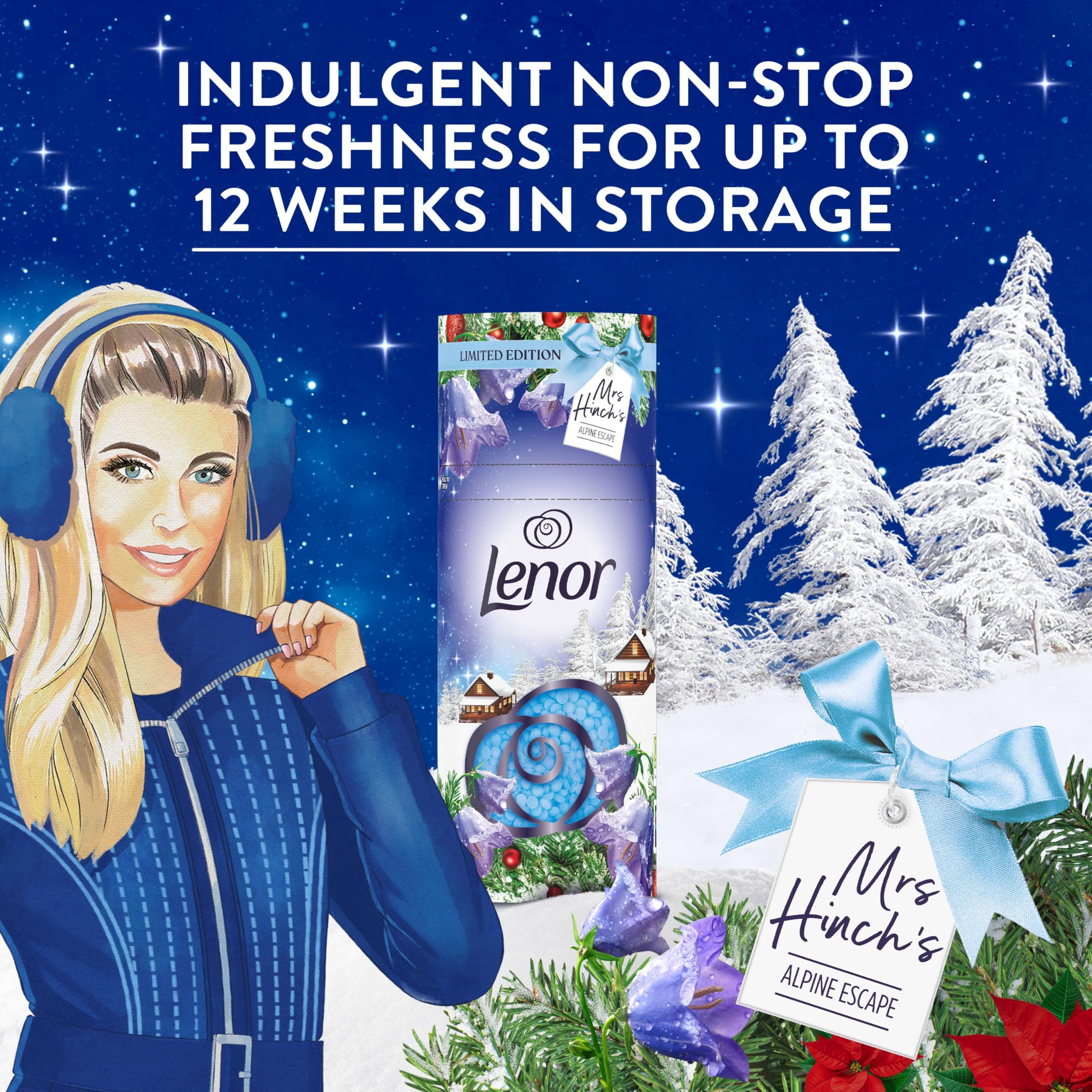 Lenor - Scent Boosters In-Wash Beads (495g) Bluebells & Wild Berries