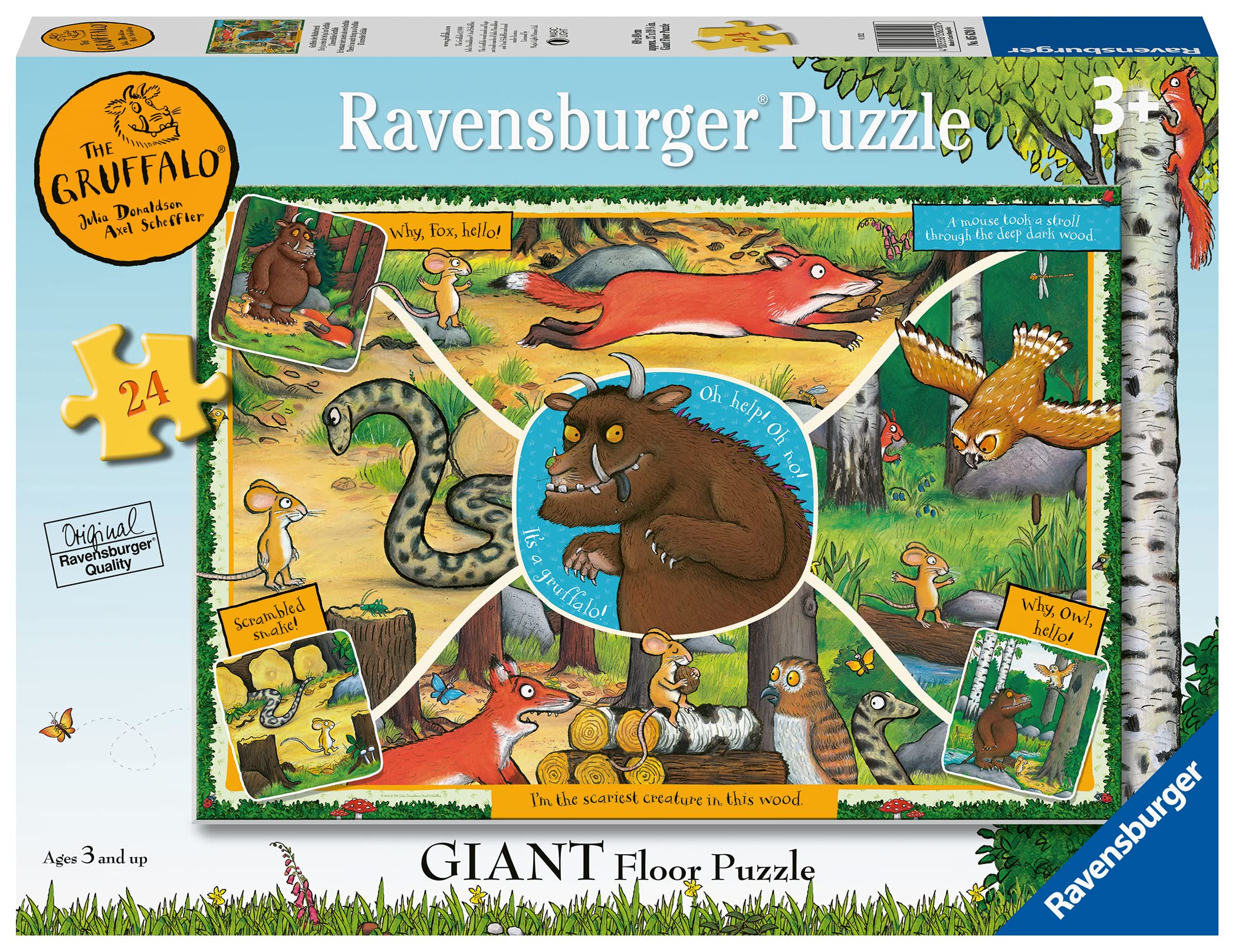 Ravensburger Gruffalo 24-Piece Giant Floor Puzzle for Kids Age 3 Years