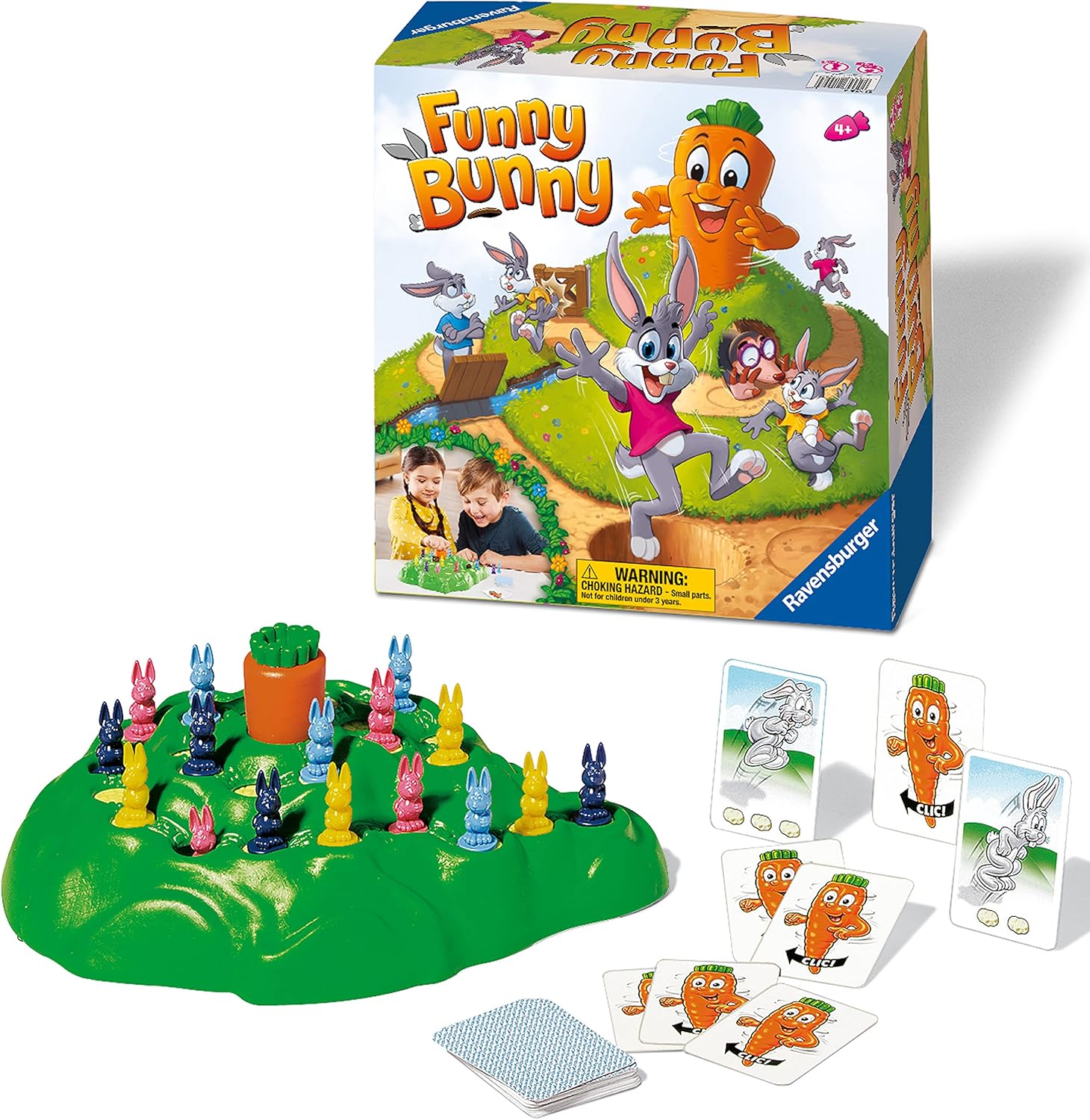 Ravensburger Funny Bunny Board Game for Kids and Families