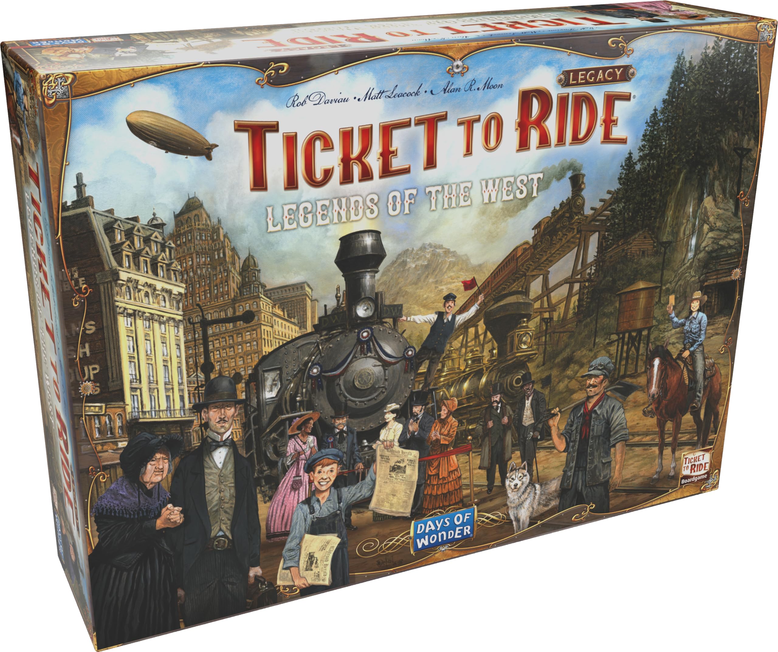 Days of Wonder Ticket to Ride Legacy - Legends of the West Board Game