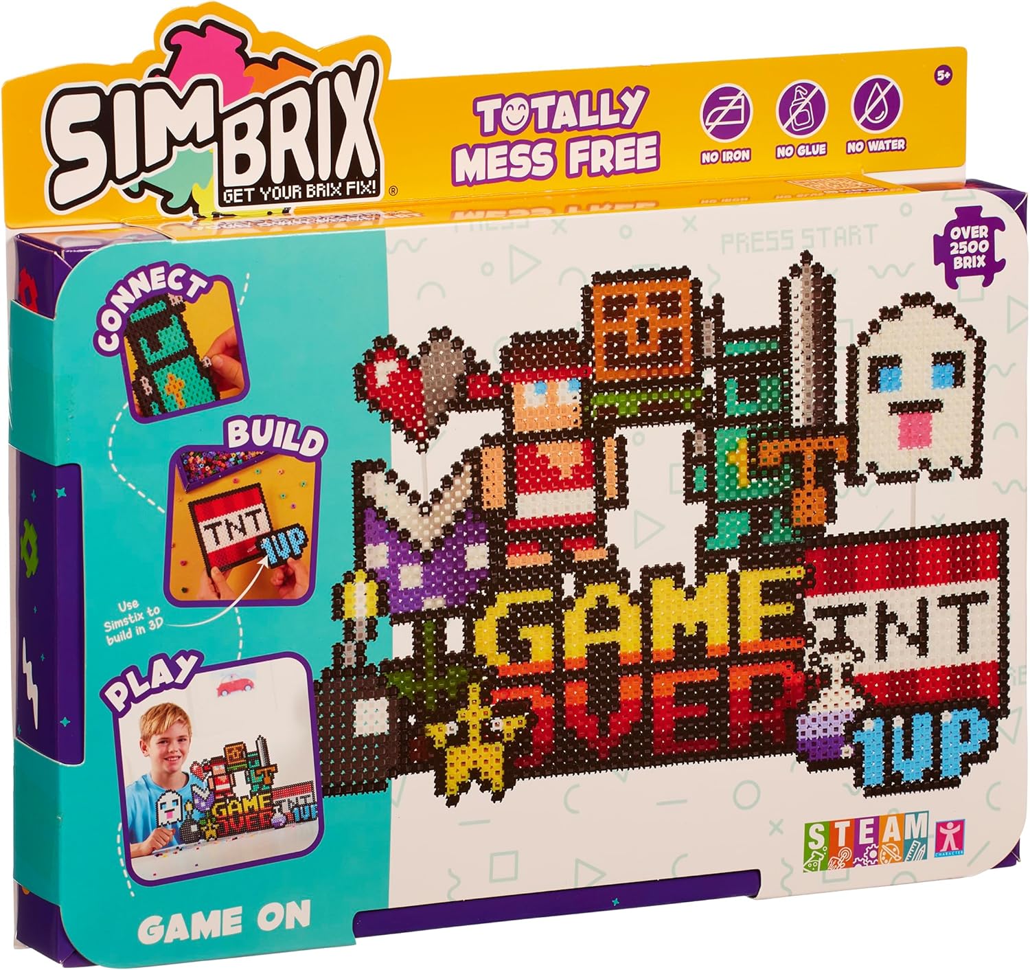 Simbrix Feature Pack - Game On with 2500+ Brix Creative Building Set