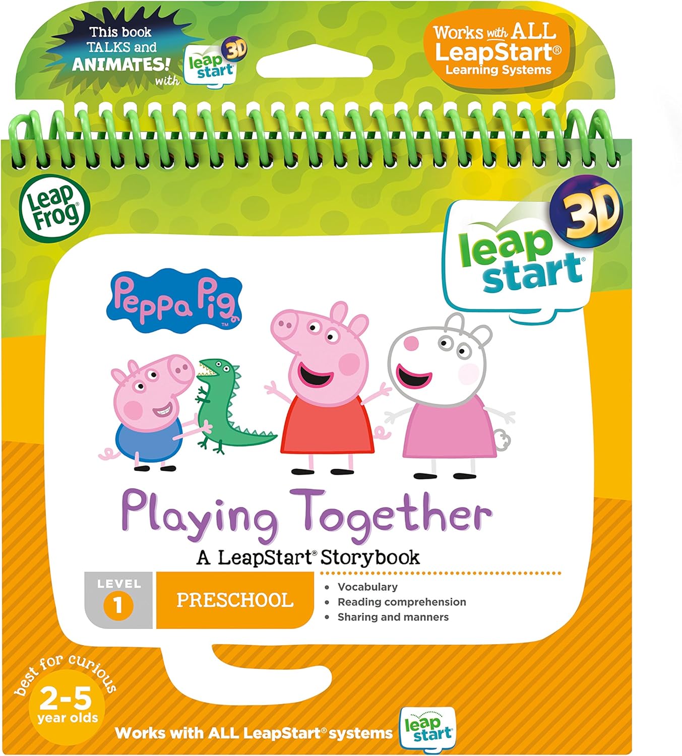 LeapFrog LeapStart Nursery: Peppa Pig Story Book - Educational Interactive Learning for Ages 2-5