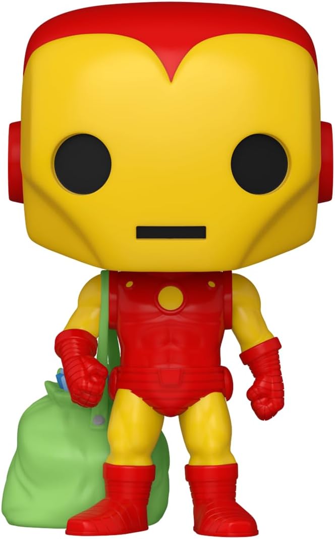Funko Pop! Marvel: Holiday - Iron Man with Bag Vinyl Figure