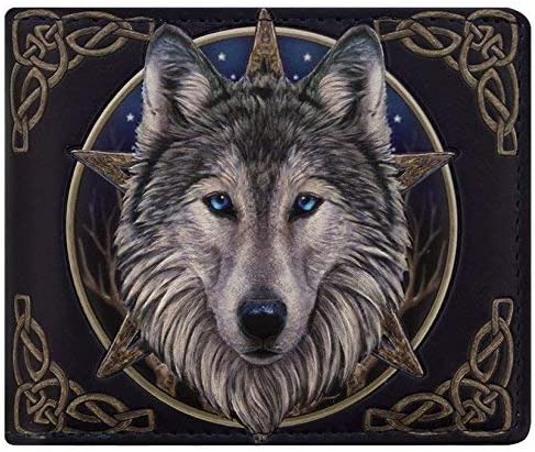 Nemesis Now Lisa Parker Wild One Wolf Wallet in Black PU