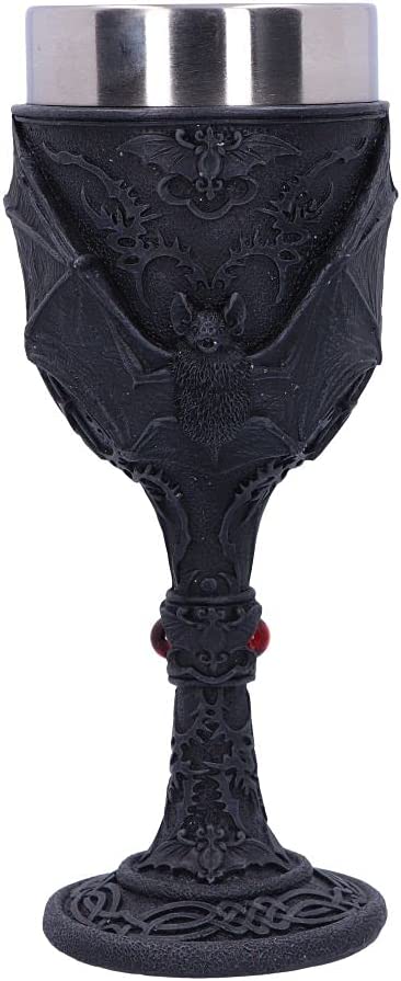 Nemesis Now Wiccan & Witchcraft Collection - Dark Fang Bat Goblet (Black)