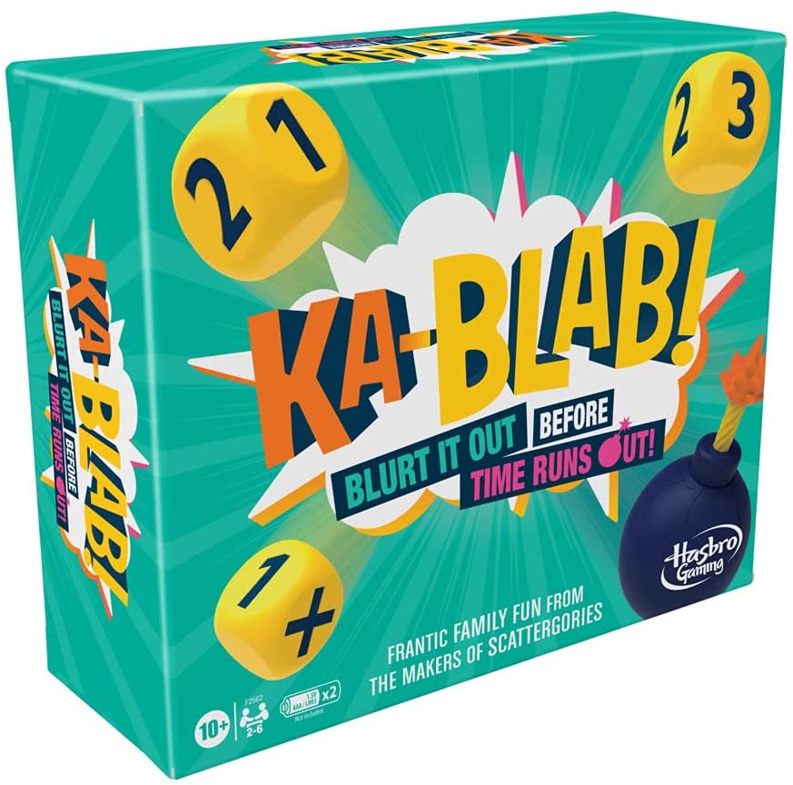 Hasbro Gaming Ka-Blab! Family Party Board Game for 2-6 Players, Ages 10+