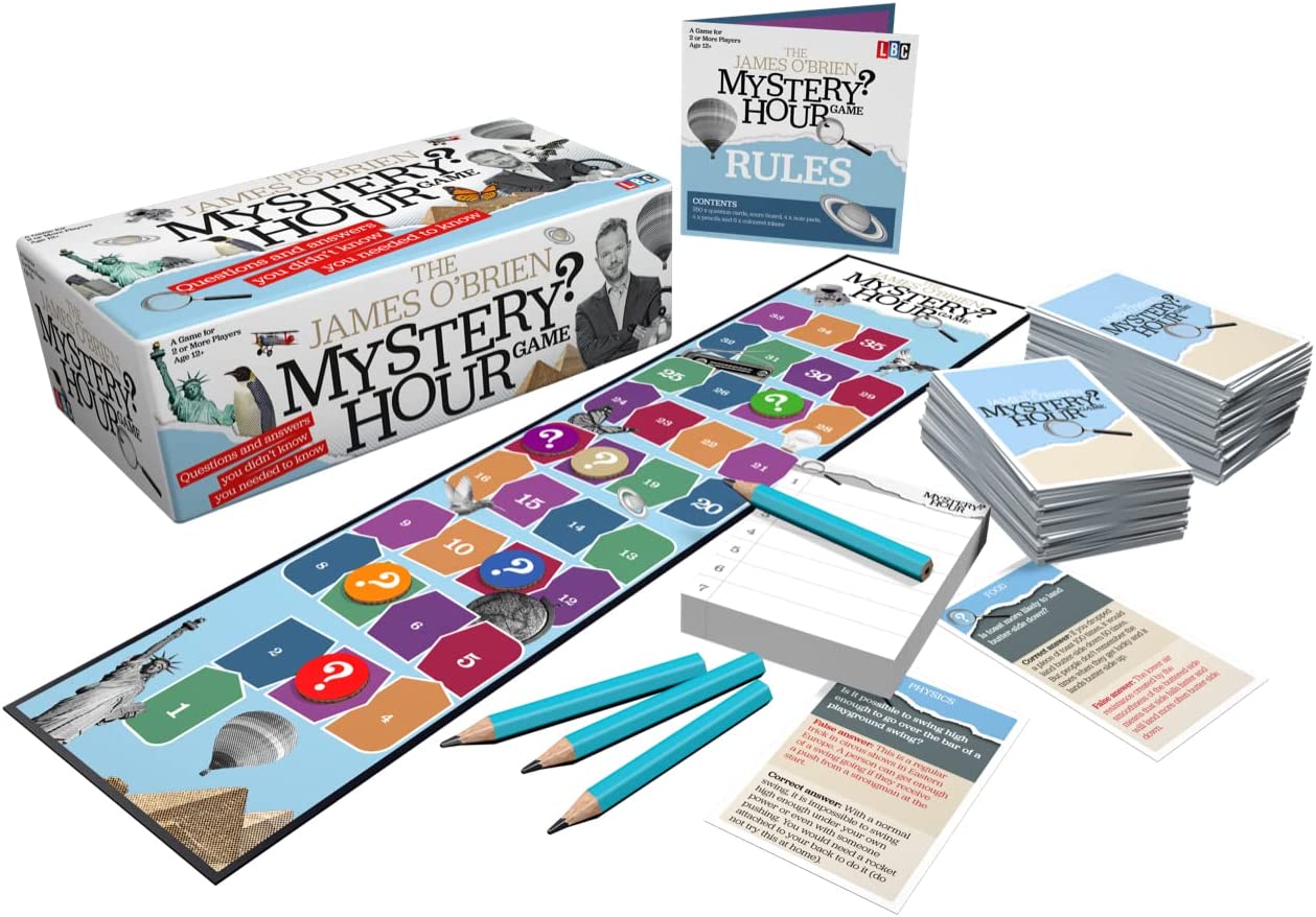 Big Sky Games The James O'Brien Mystery Hour Board Game