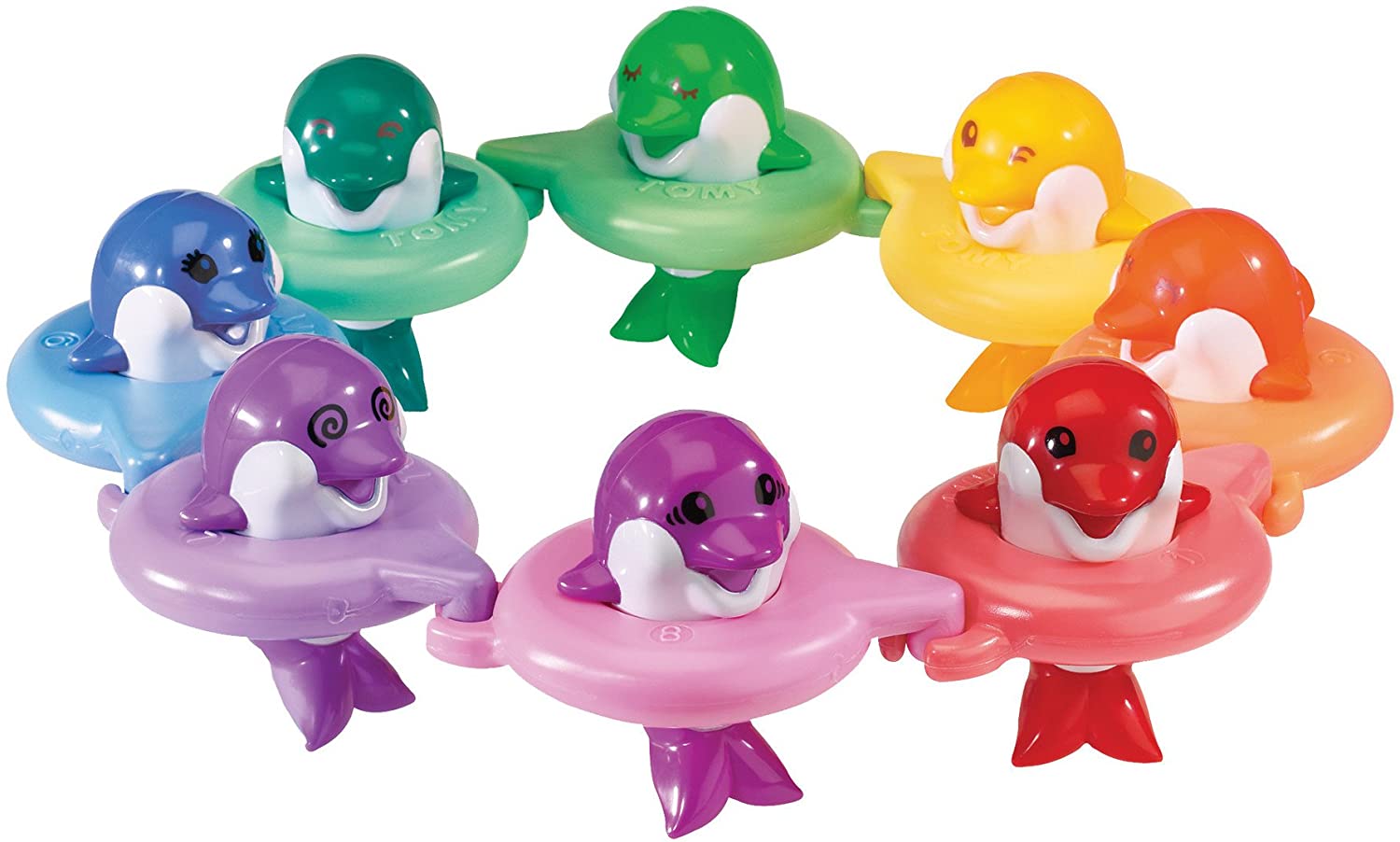 Tomy Toomies Do Re Mi Dolphins - Musical Bath Toy for Toddlers