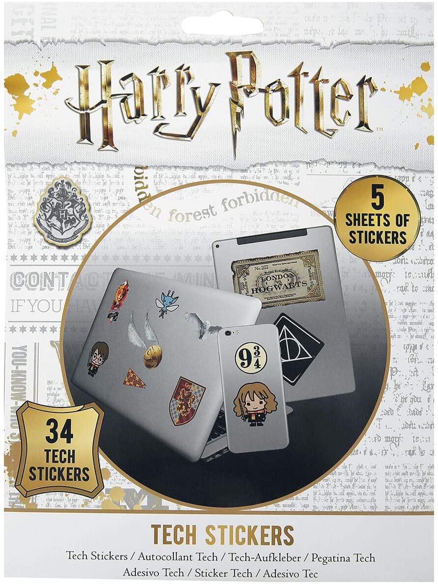 Harry Potter Sticker Kit - 34 Multicolored Stickers (TS7407)