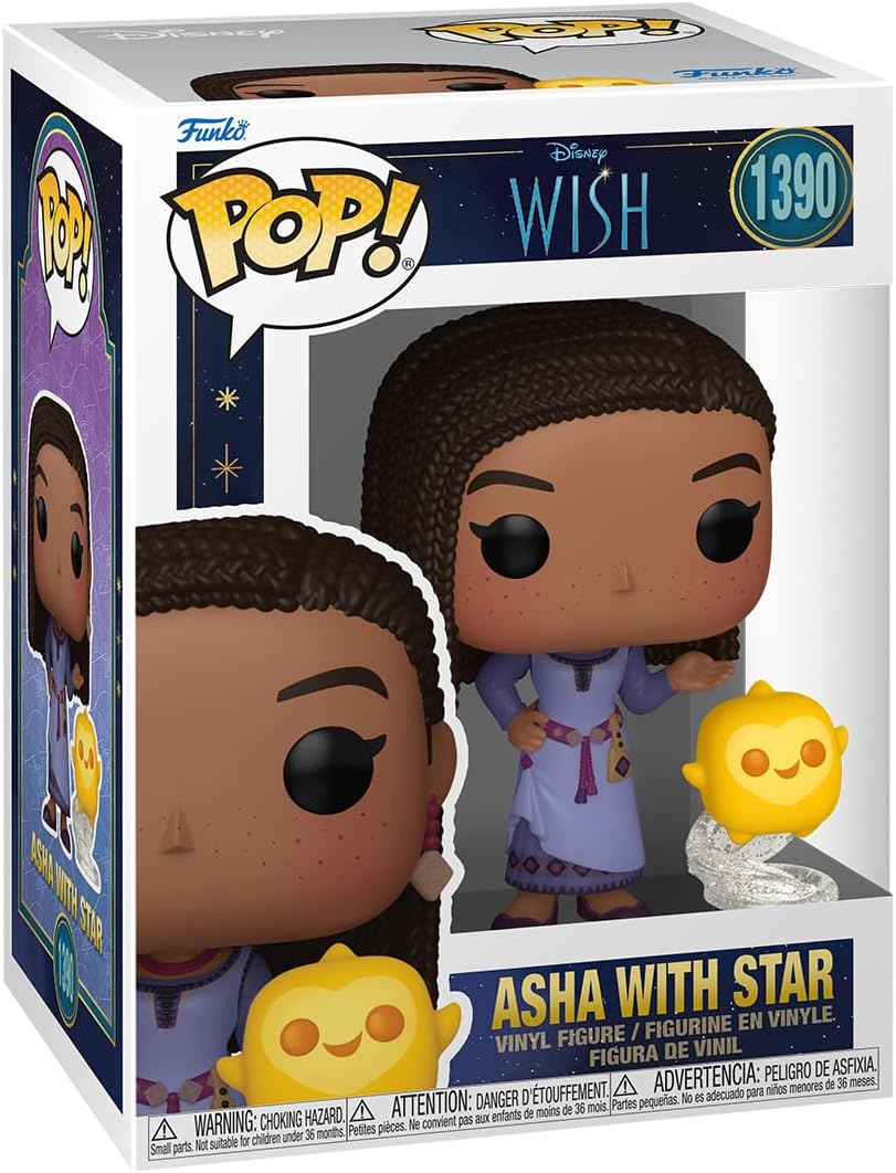 Funko Pop! Disney Wish - Asha & Star Vinyl Figure Collectible Set