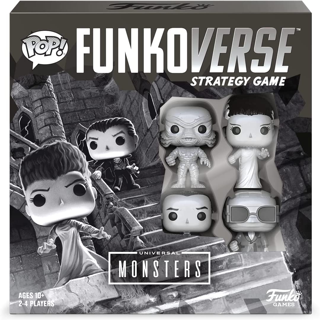 Funko Funkoverse Universal Monsters 4-Pack Strategy Game