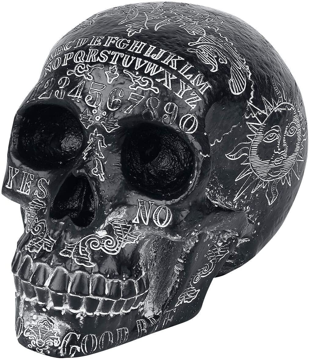 Nemesis Now Dark Spirits - Spirit Board Skull Figurine Black Resin Ornament