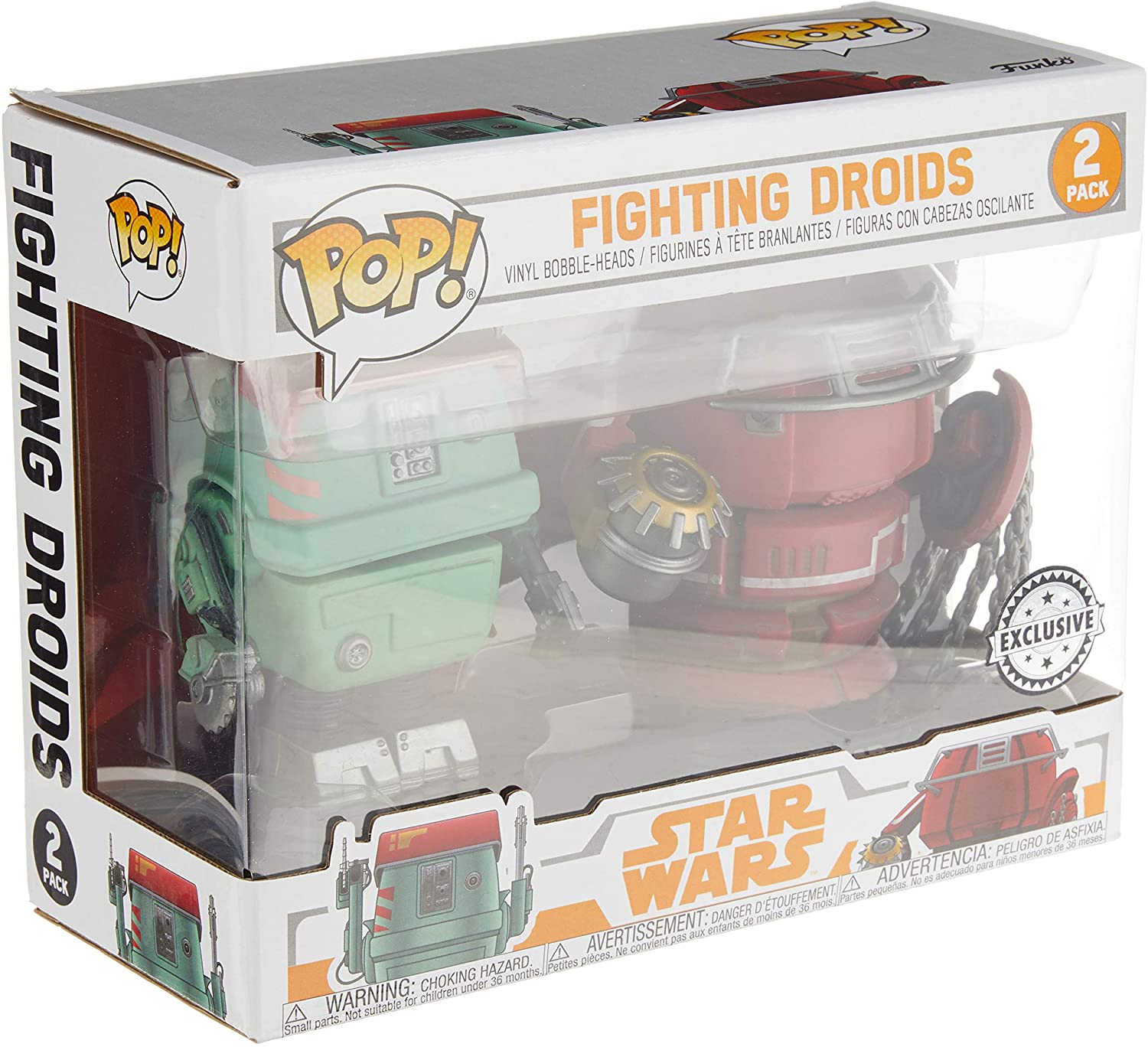 Funko Pop! Vinyl Star Wars: Solo - Fighting Droids 2-Pack Exclusive
