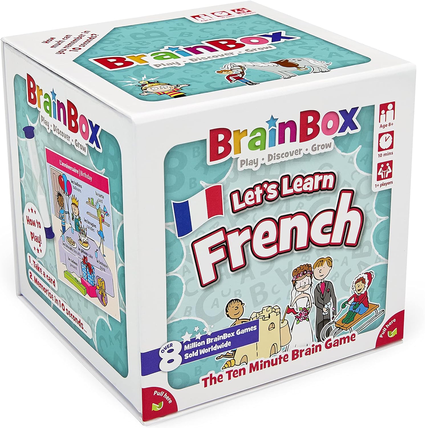 BrainBox Let's Learn French (2022) Card Game