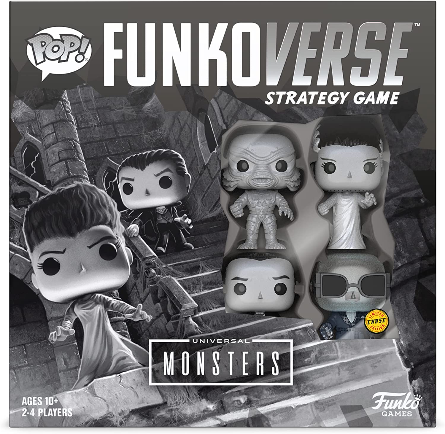 Funko Funkoverse Universal Monsters 4-Pack Strategy Game