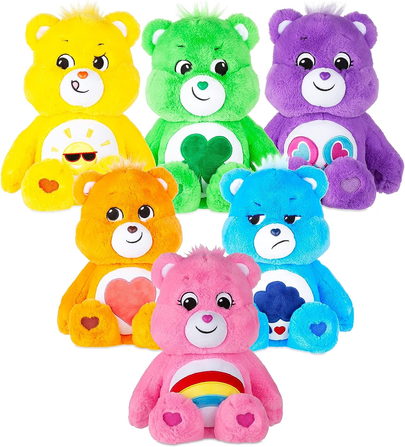 Care Bears Good Luck Bear - 14 Inch Plush Toy, Collectible Stuffed Animal for Kids