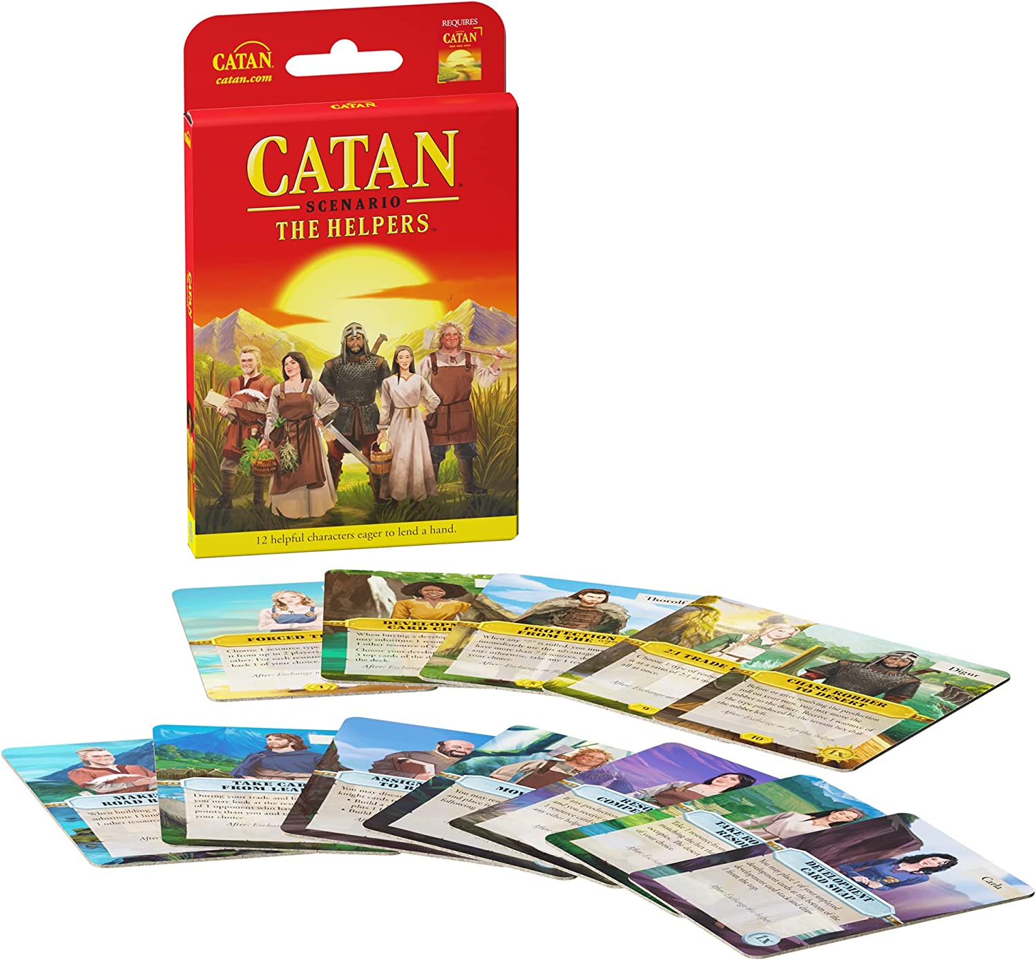 Catan Scenarios: The Helpers Expansion for Catan Board Game