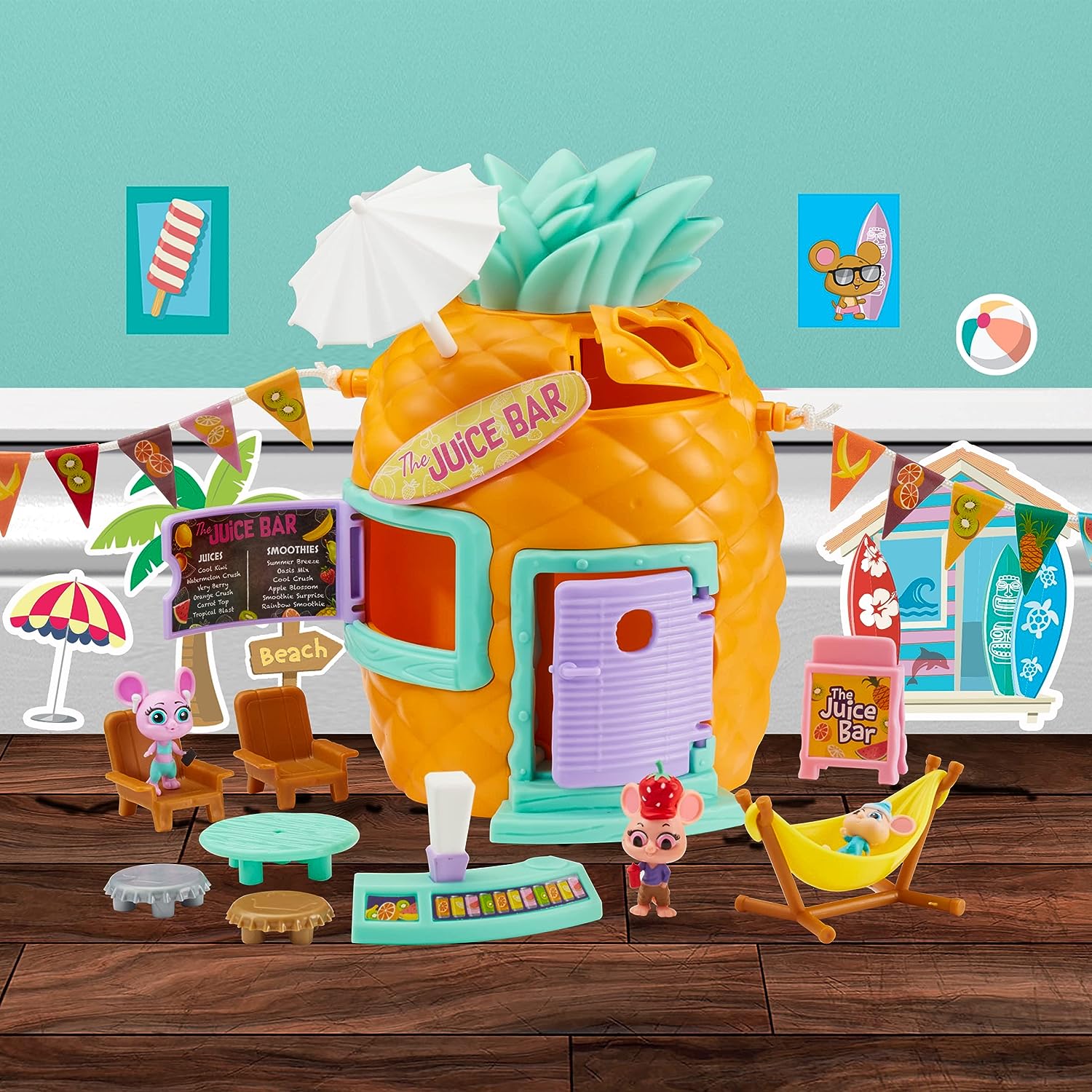 Millie & Friends Pineapple Juice Bar Playset - Imaginative Play for Ages 3+