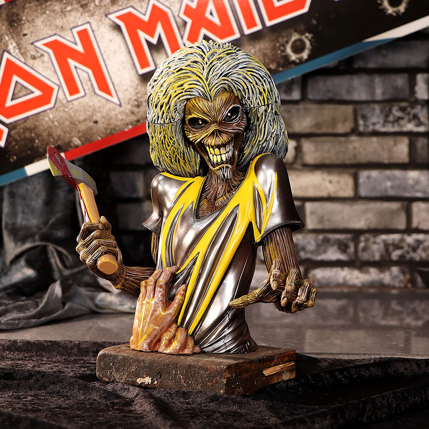 Nemesis Now - Iron Maiden Killers Eddie Bust Box Resin Statue
