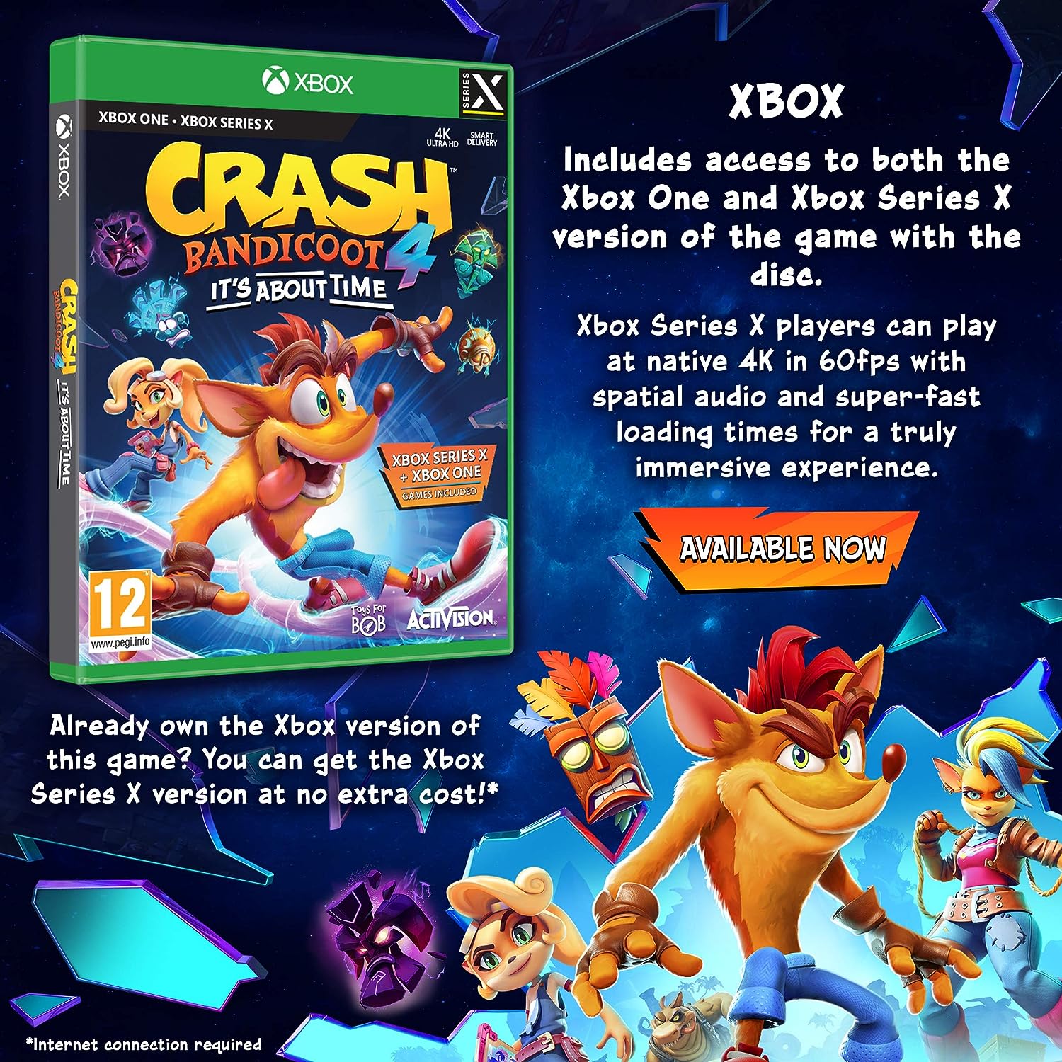 Crash Bandicoot 4: It's About Time - Xbox One